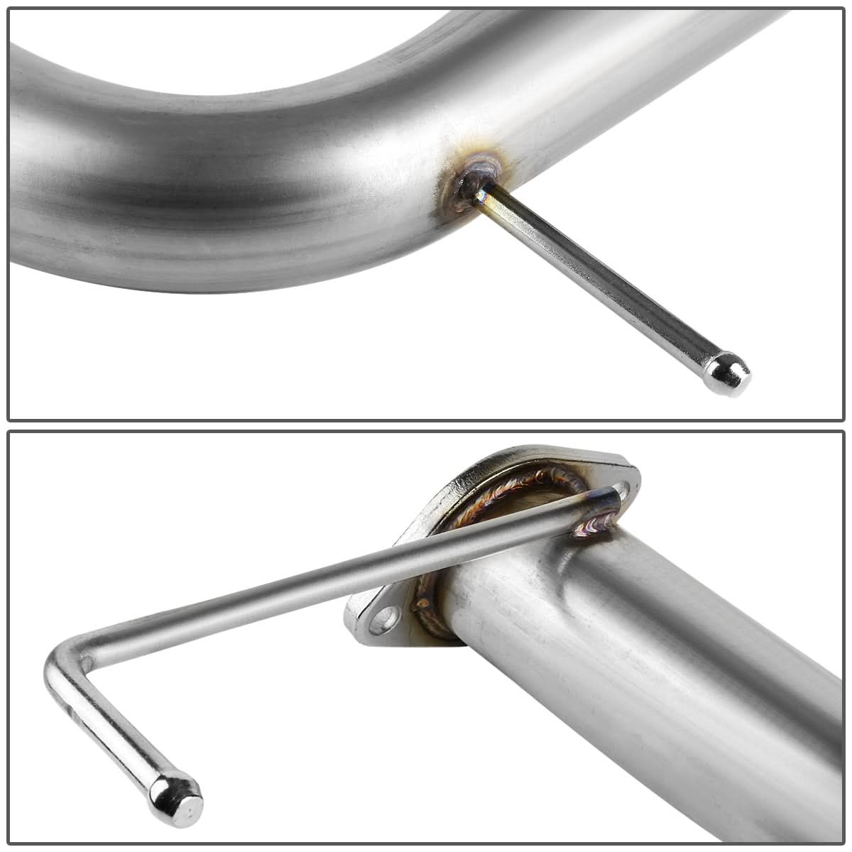 2006-2012 Mitsubishi Eclipse Single Tip Catback Exhaust Stainless Steel
