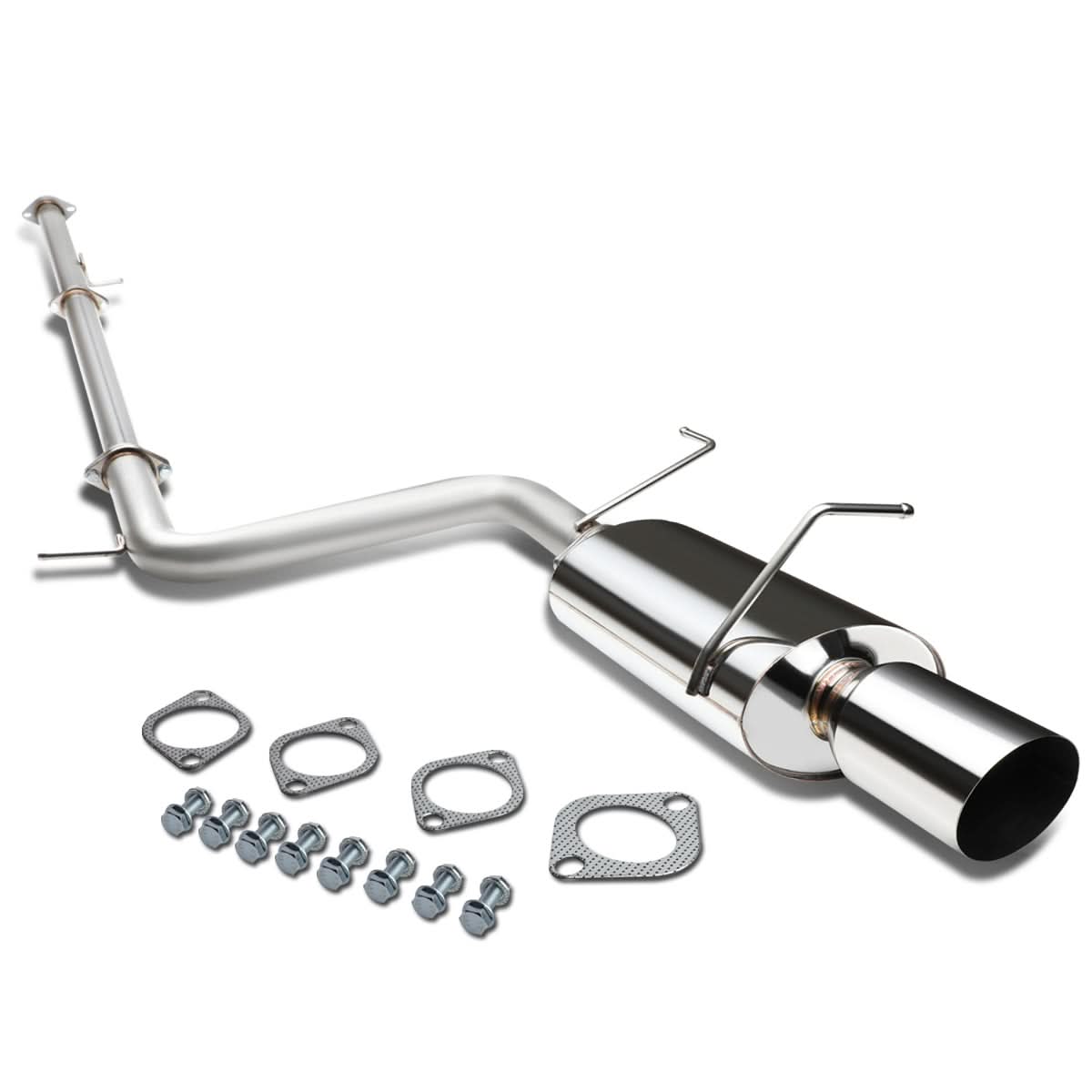 2006-2009 Mitsubishi Eclipse V6 Single Tip Catback Exhaust Stainless Steel