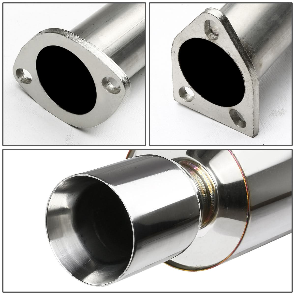 95-99 Mitsubishi Eclipse Non Turbo Catback Exhaust Stainless Steel