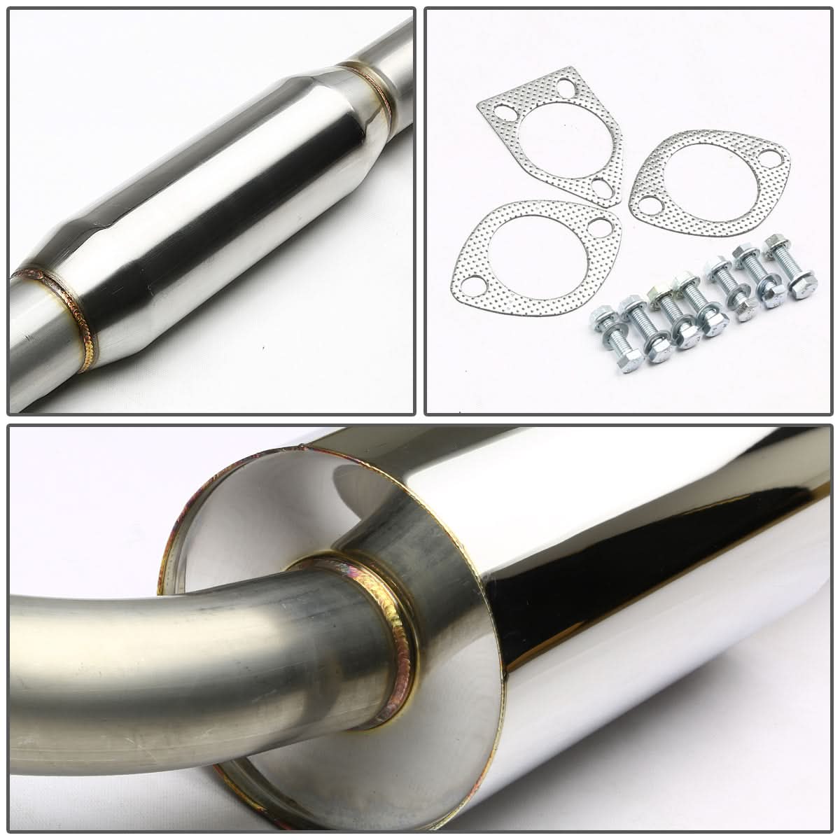 95-99 Mitsubishi Eclipse Non Turbo Catback Exhaust Stainless Steel