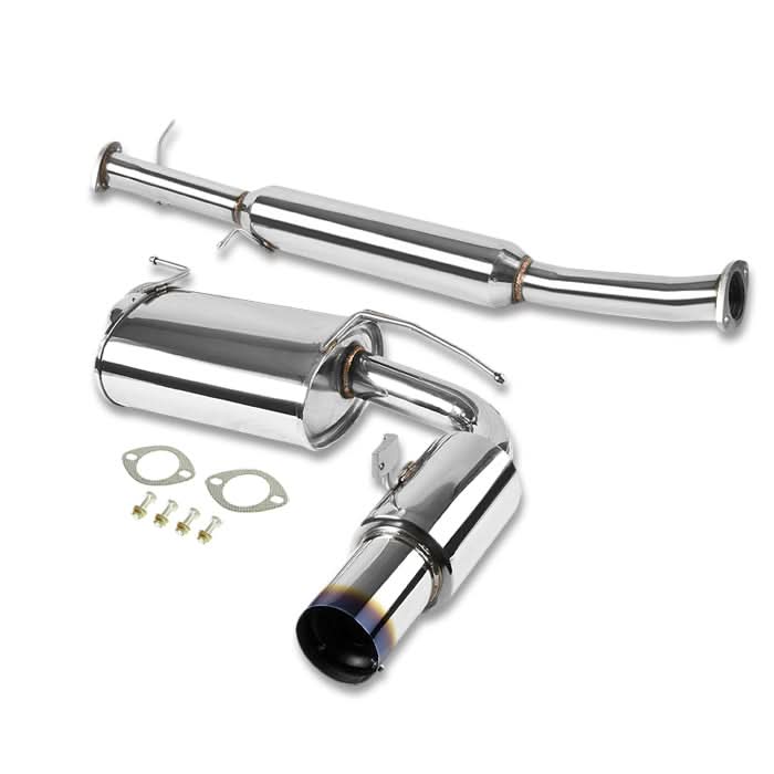 90-97 Mazda Miata Single Burnt Tip Catback Exhaust Stainless Steel
