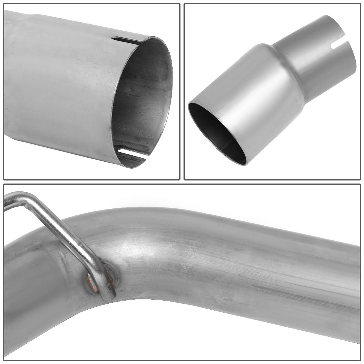 10-15 Chevrolet Camaro Dual Rolled Tip Axleback Exhaust Stainless Steel