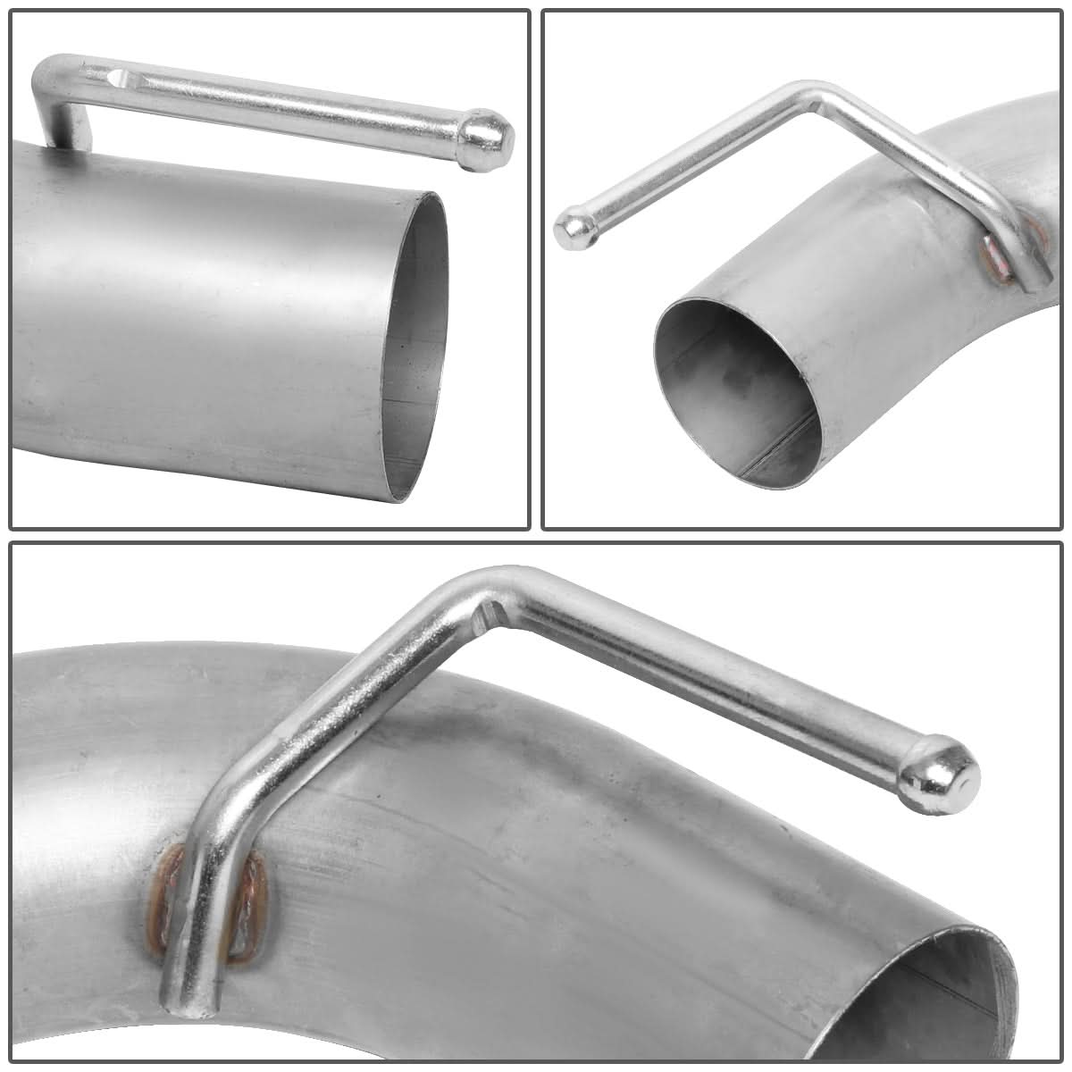 10-15 Chevrolet Camaro Dual Rolled Tip Axleback Exhaust Stainless Steel