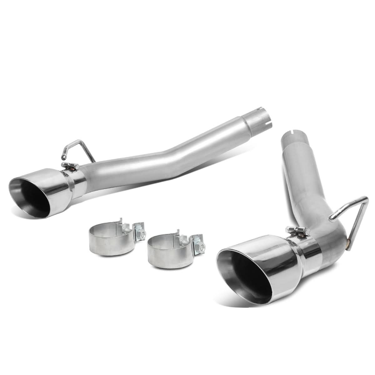 10-15 Chevrolet Camaro 6.2L Axelback Dual Rolled Tip Exhaust Stainless Steel