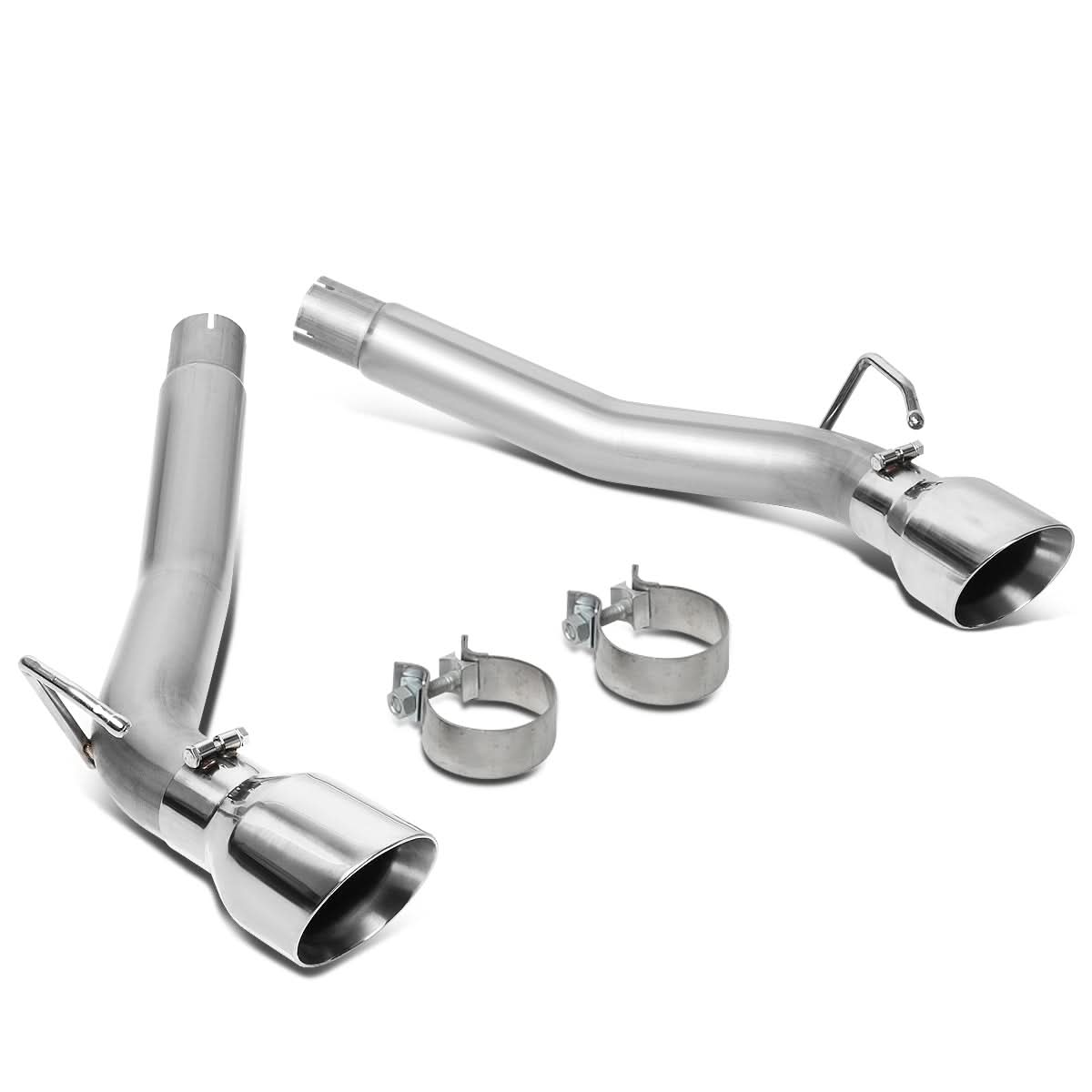 10-15 Chevrolet Camaro 6.2L Axelback Dual Rolled Tip Exhaust Stainless Steel