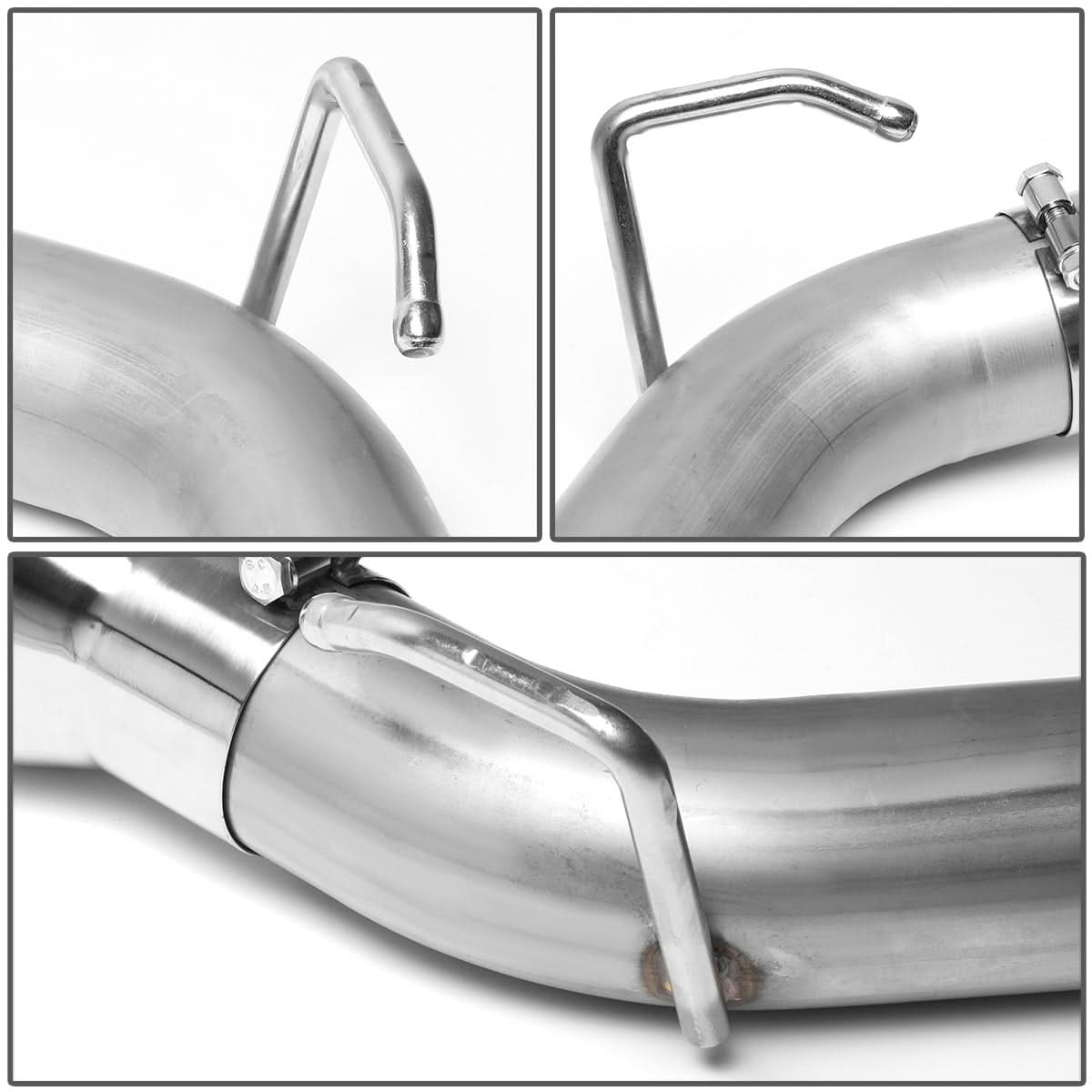 10-15 Chevrolet Camaro 6.2L Axelback Dual Rolled Tip Exhaust Stainless Steel