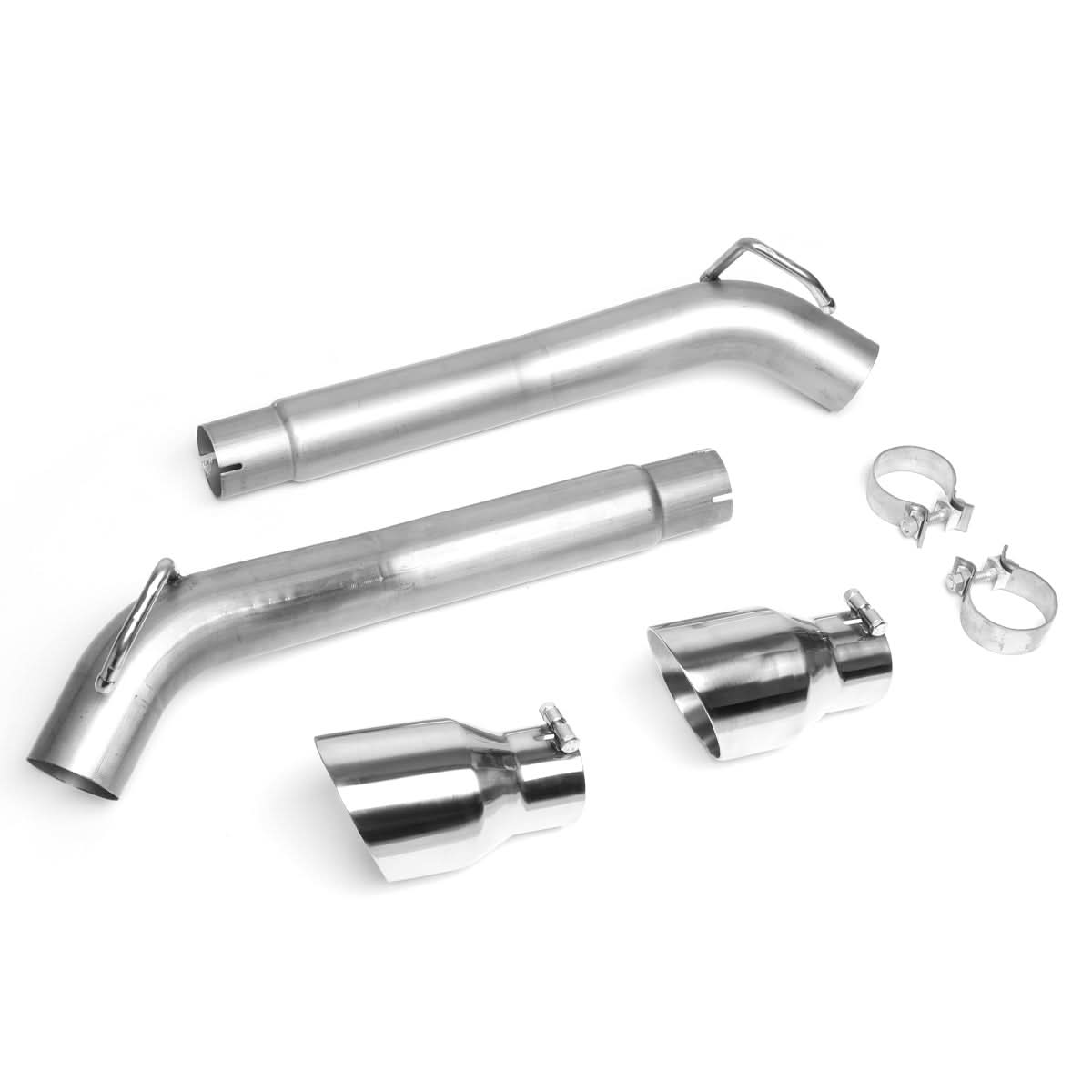 10-15 Chevrolet Camaro 6.2L Axelback Dual Rolled Tip Exhaust Stainless Steel