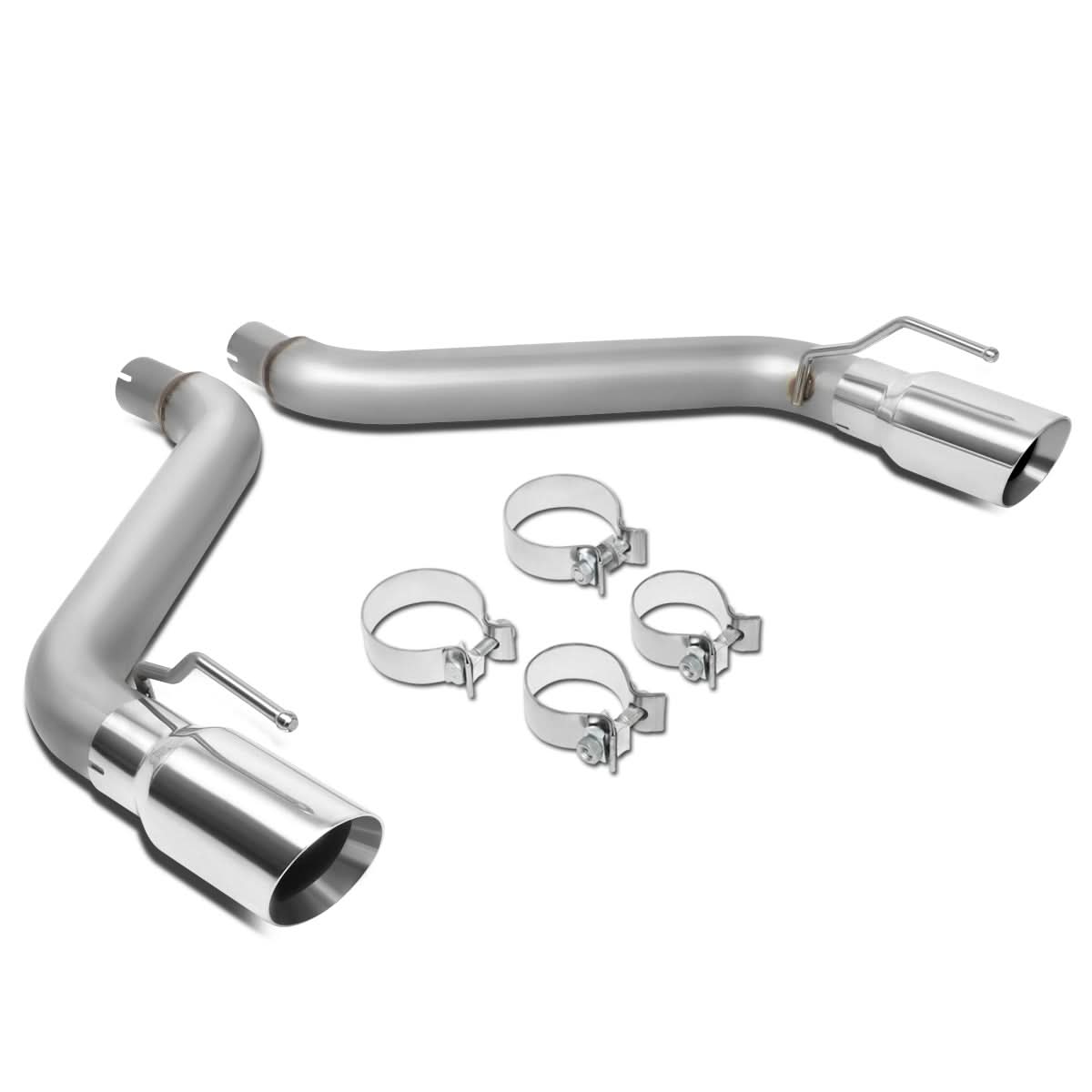 2016-2018 Chevrolet Camaro Axleback Exhaust Dual Rolled Tip Stainless Steel