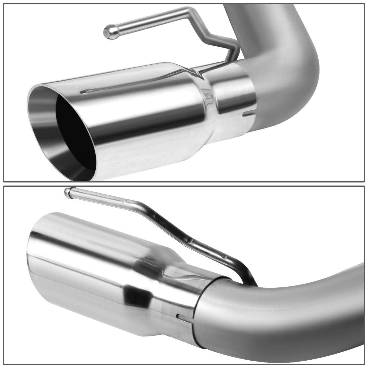 2016-2018 Chevrolet Camaro Axleback Exhaust Dual Rolled Tip Stainless Steel