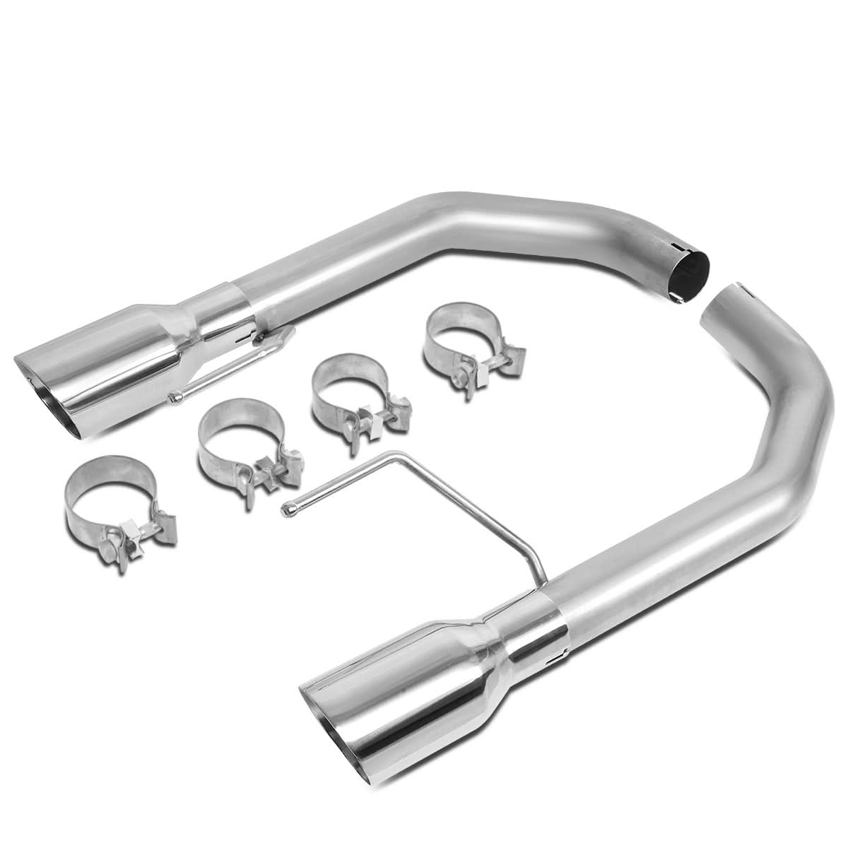 2015-2017 Ford Mustang 2.3L EcoBoost Axleback Exhaust Stainless Steel