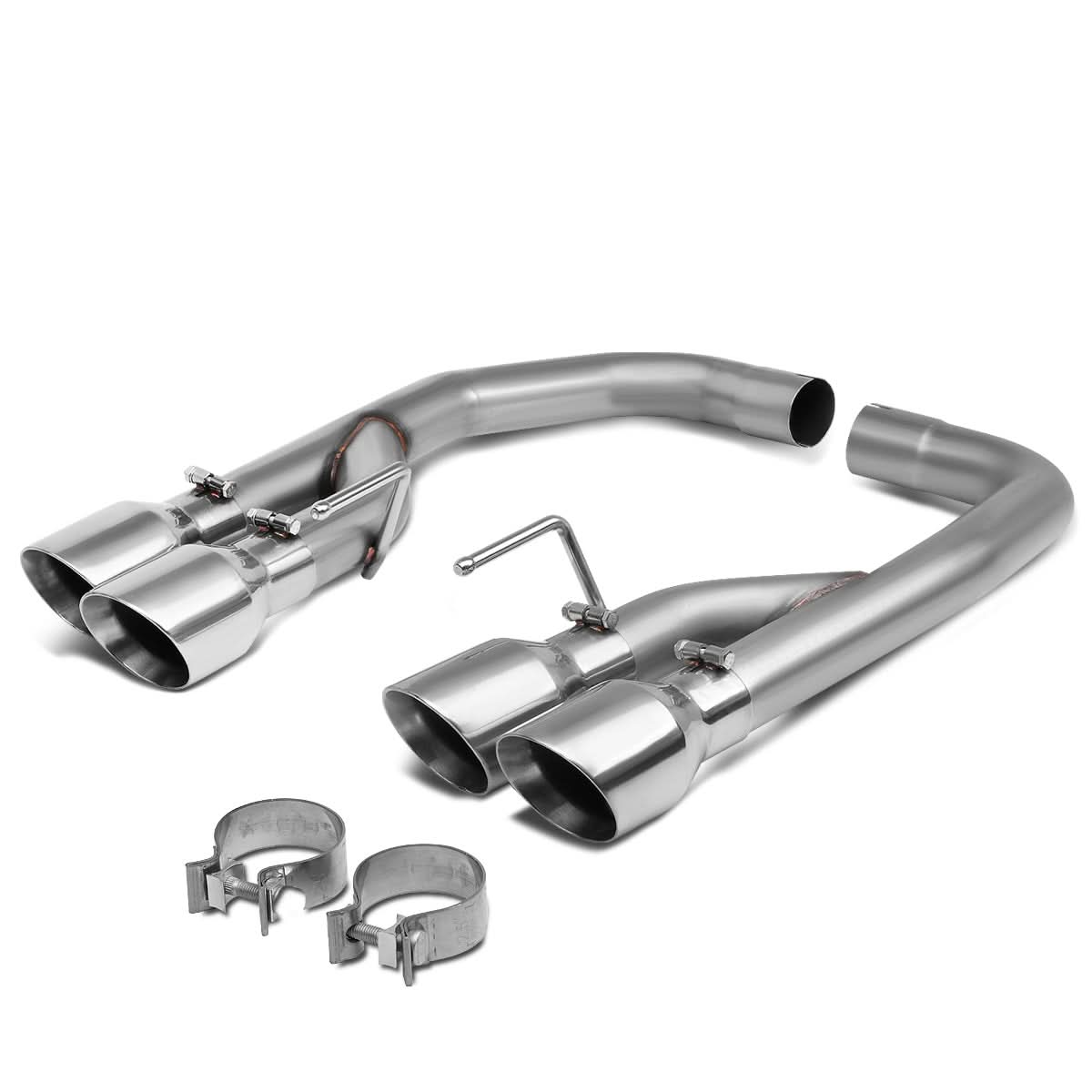 2018-2020 Ford Mustang 5.0L Axleback Exhaust Dual Rolled Tip Stainless Steel