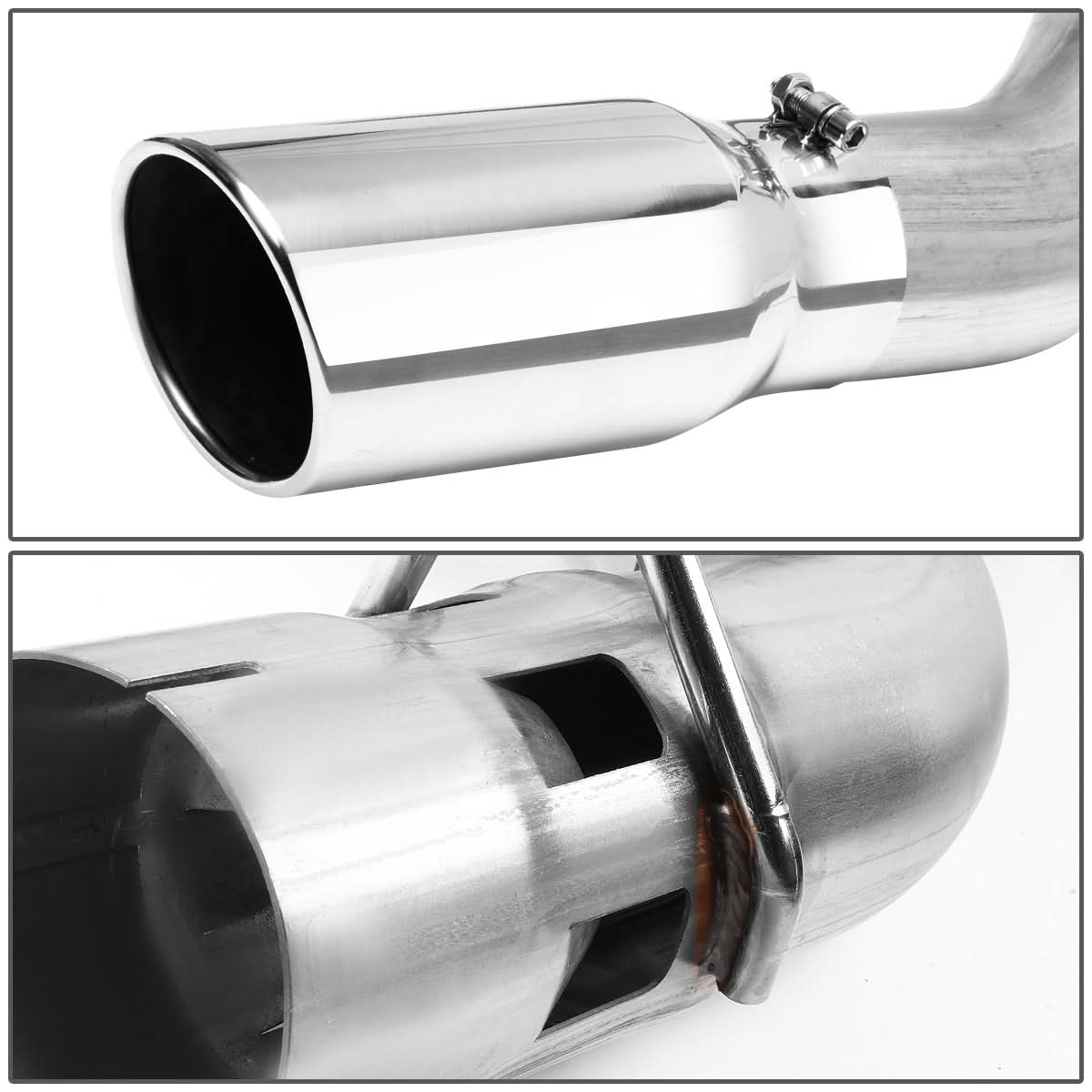 2016-2019 Nissan Titan XD Axleback Exhaust Single Tip Stainless Steel