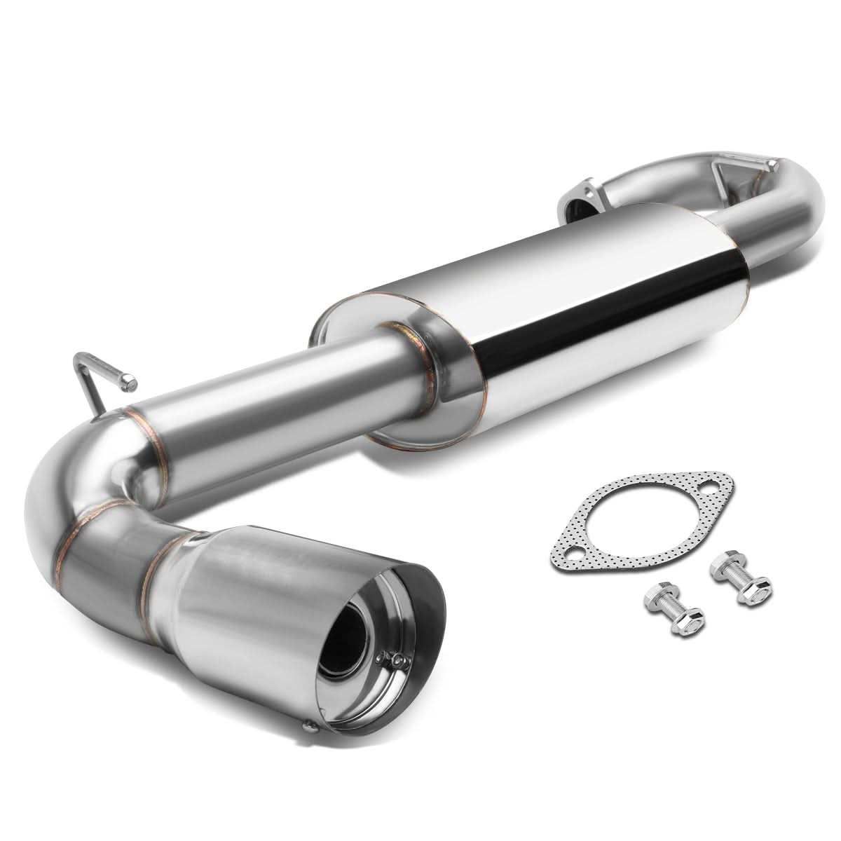 11-16 Scion tC Catback Axle Back Exhaust Single Tip Stainless Steel