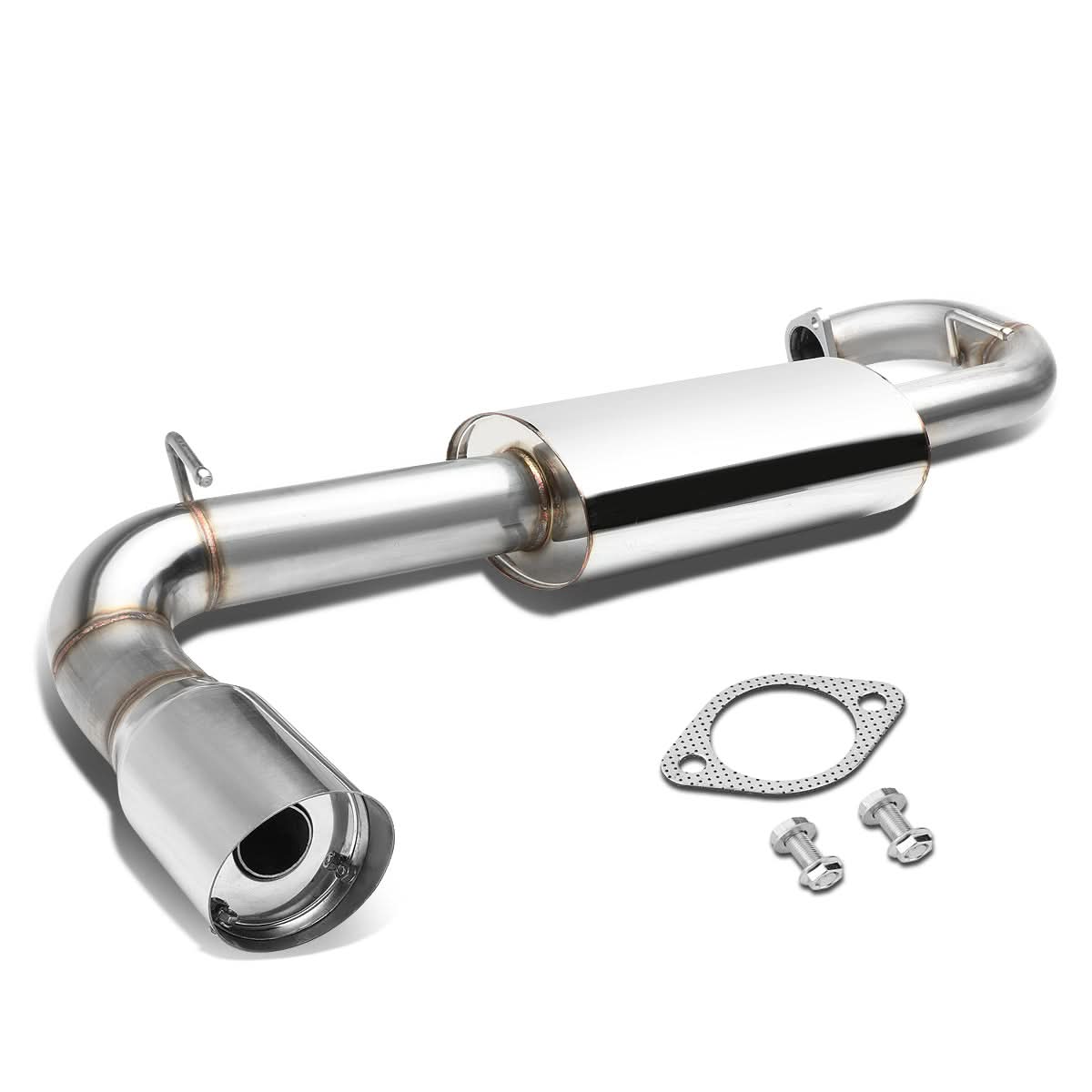 11-16 Scion tC Catback Axle Back Exhaust Single Tip Stainless Steel