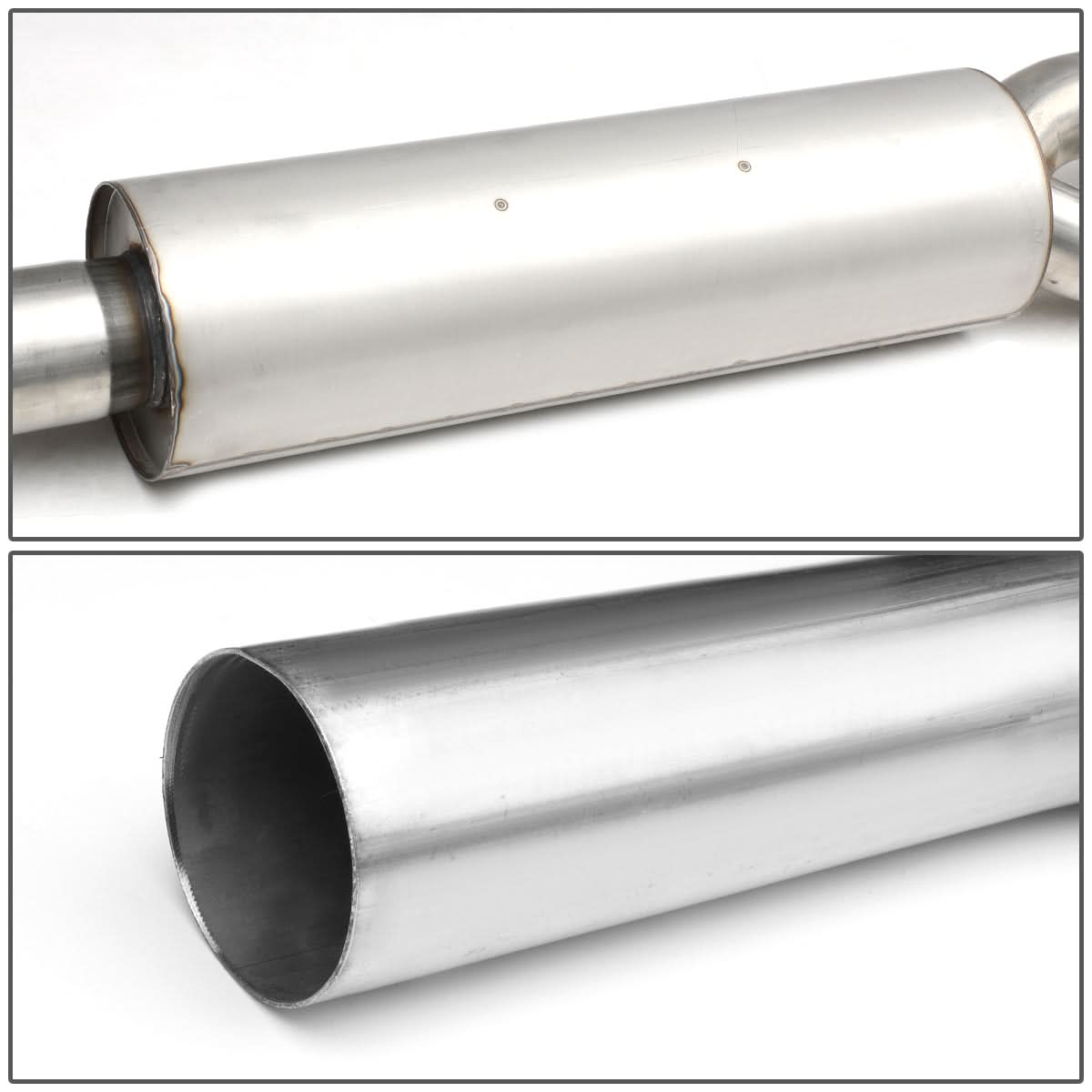 2005-2017 Nissan Frontier Single Tip Catback Exhaust - Stainless Steel