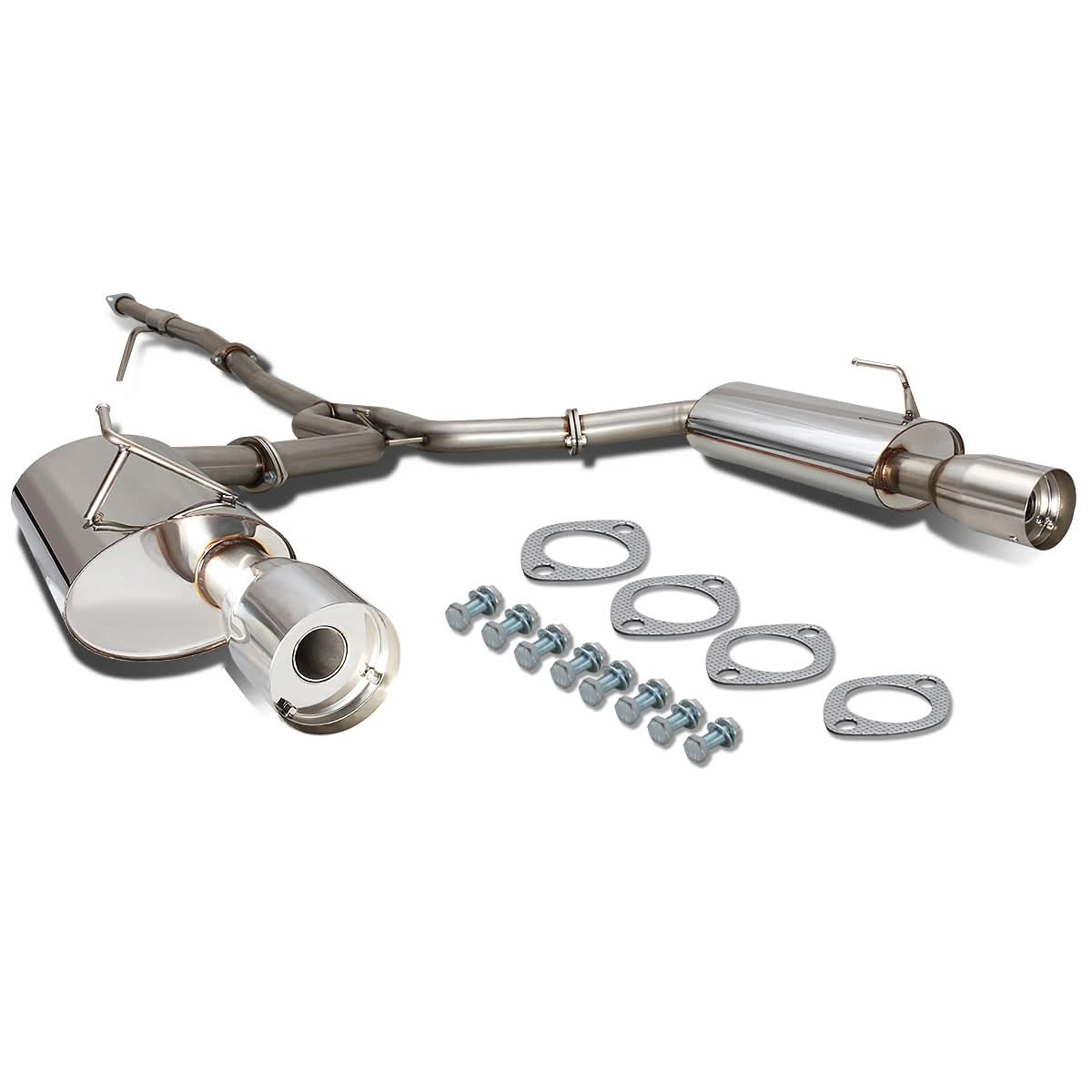 00-03 Nissan Maxima Single Tip Catback Exhaust - Stainless Steel