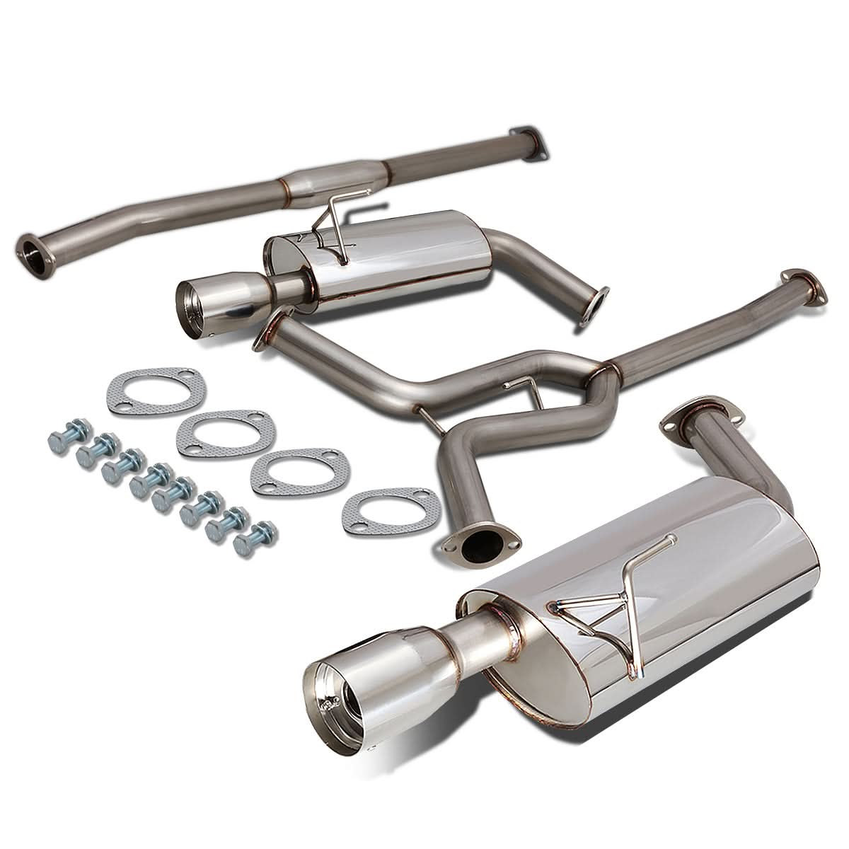 00-03 Nissan Maxima Single Tip Catback Exhaust - Stainless Steel
