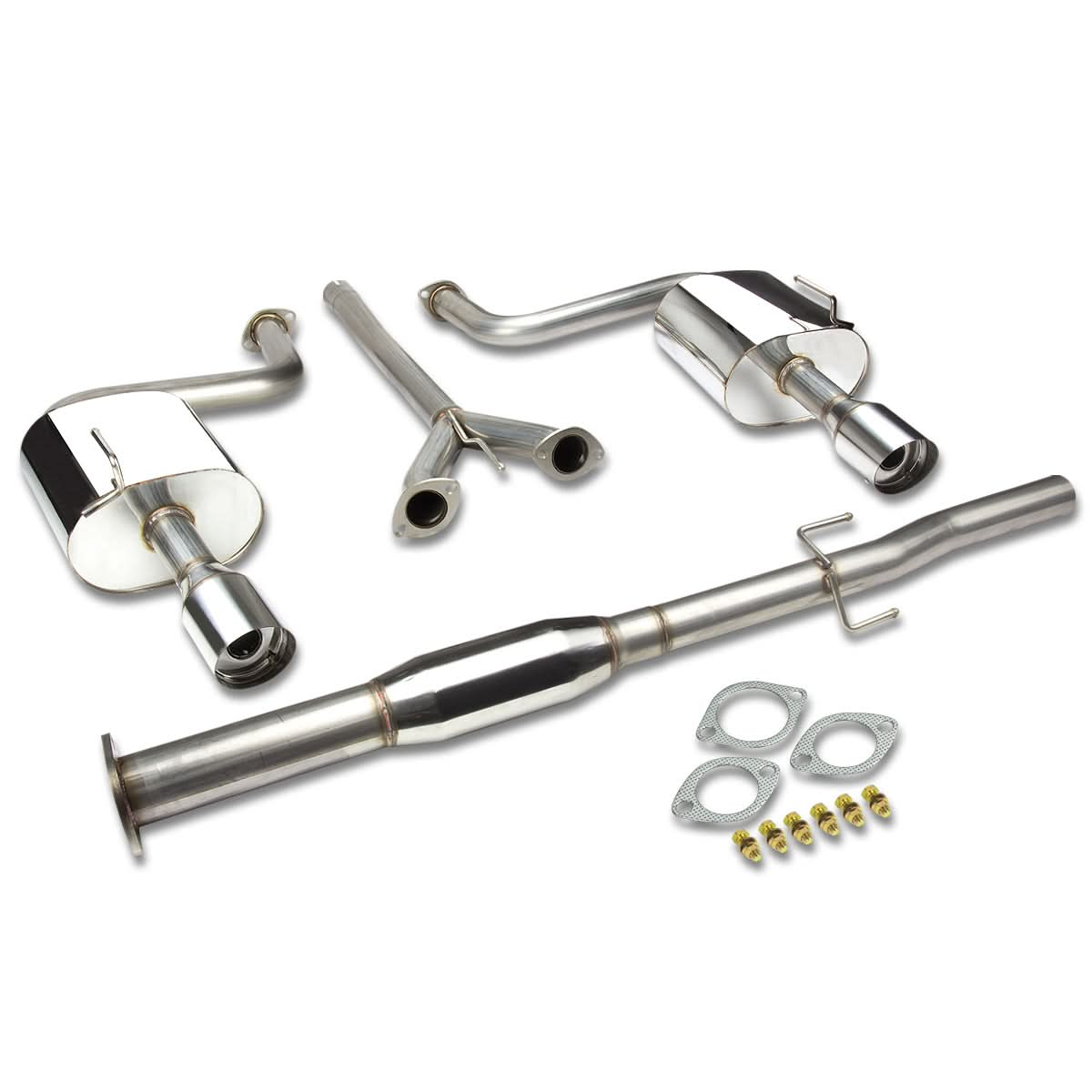 09-15 Nissan Maxima Dual Tip Catback Exhaust - Stainless Steel