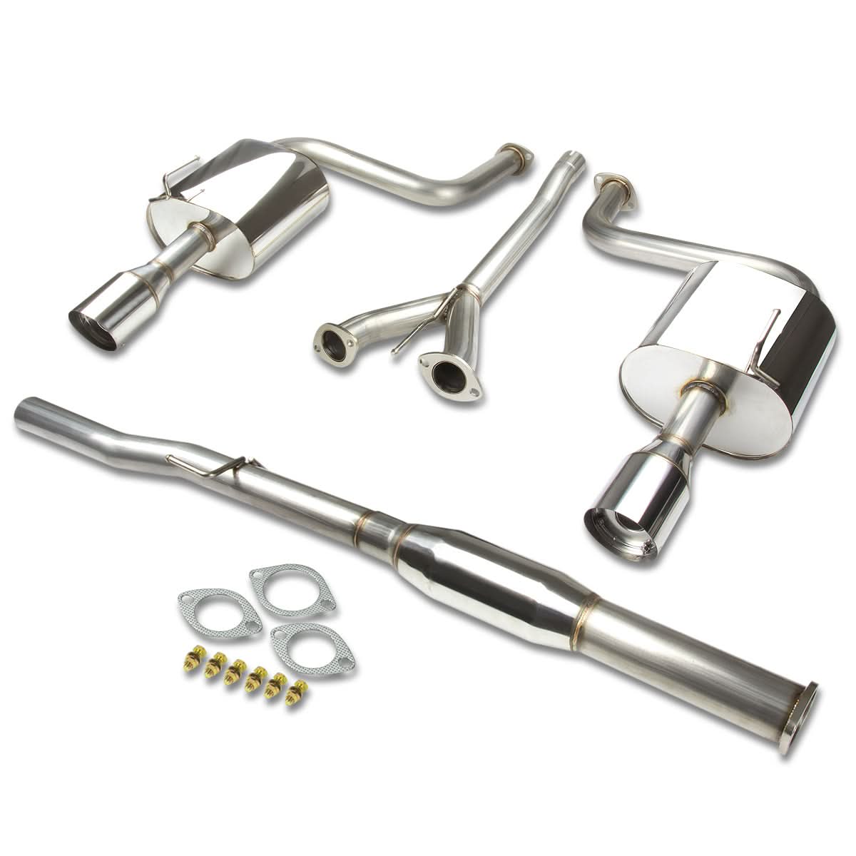 09-15 Nissan Maxima Dual Tip Catback Exhaust - Stainless Steel