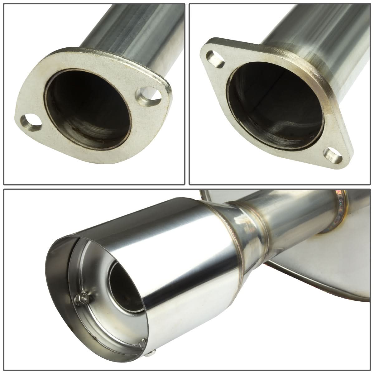 09-15 Nissan Maxima Dual Tip Catback Exhaust - Stainless Steel