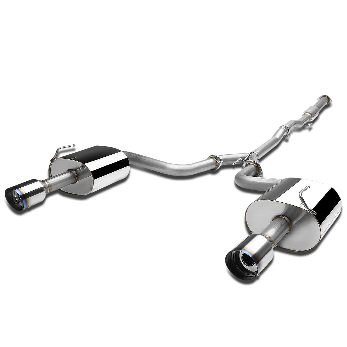 2009-2015 Nissan Maxima Catback Exhaust System Dual Burnt Tips Stainless