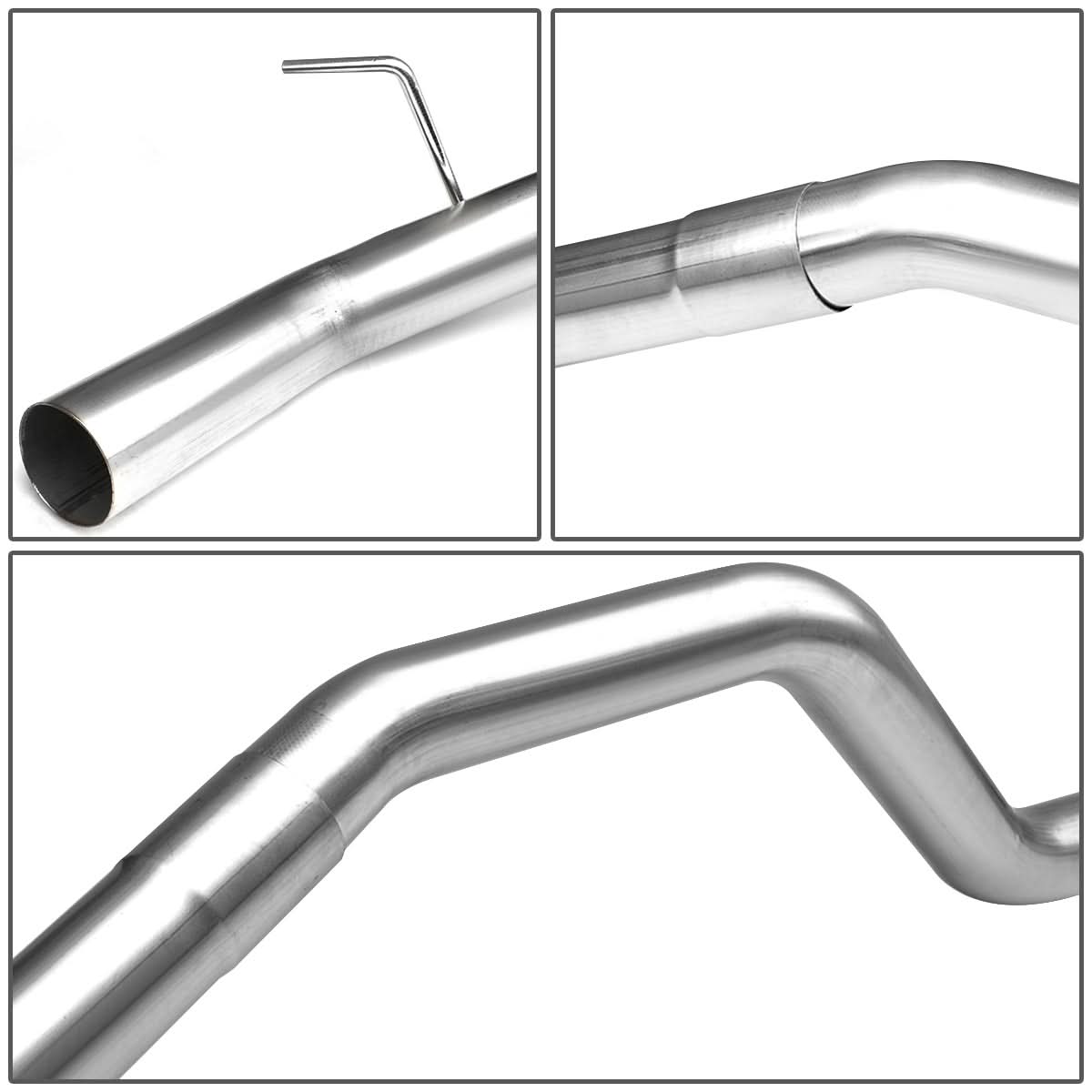 95-98 Nissan 240SX S14 Catback Exhaust Single Rolled Tip Stainless Steel