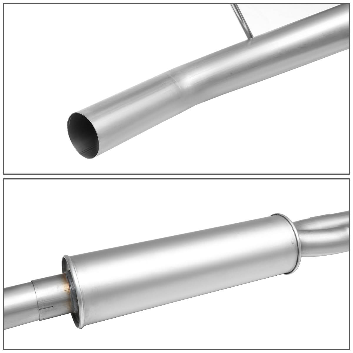 2007-2015 Nissan Titan Single Tip Catback Exhaust Stainless Steel