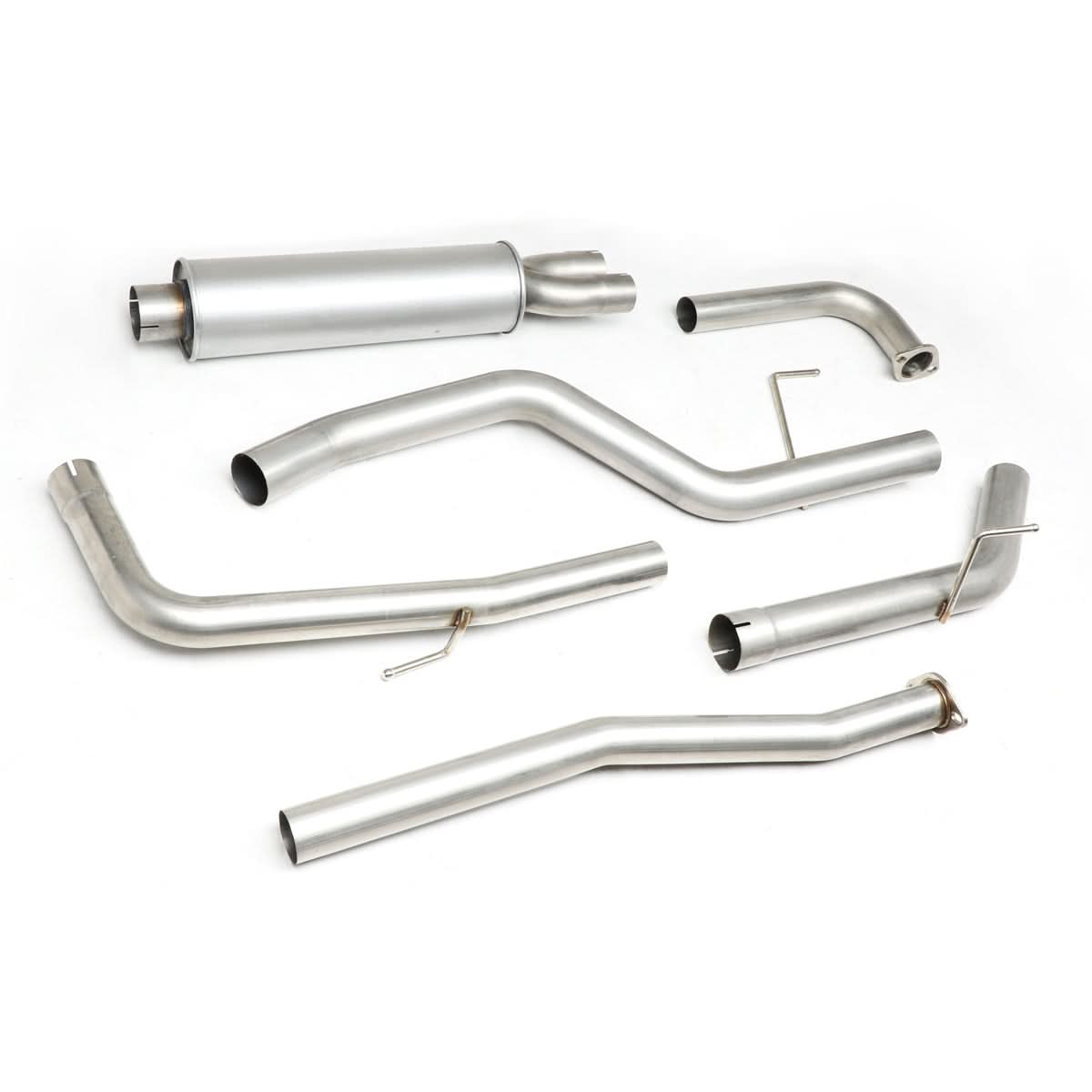 2007-2015 Nissan Titan Single Tip Catback Exhaust Stainless Steel