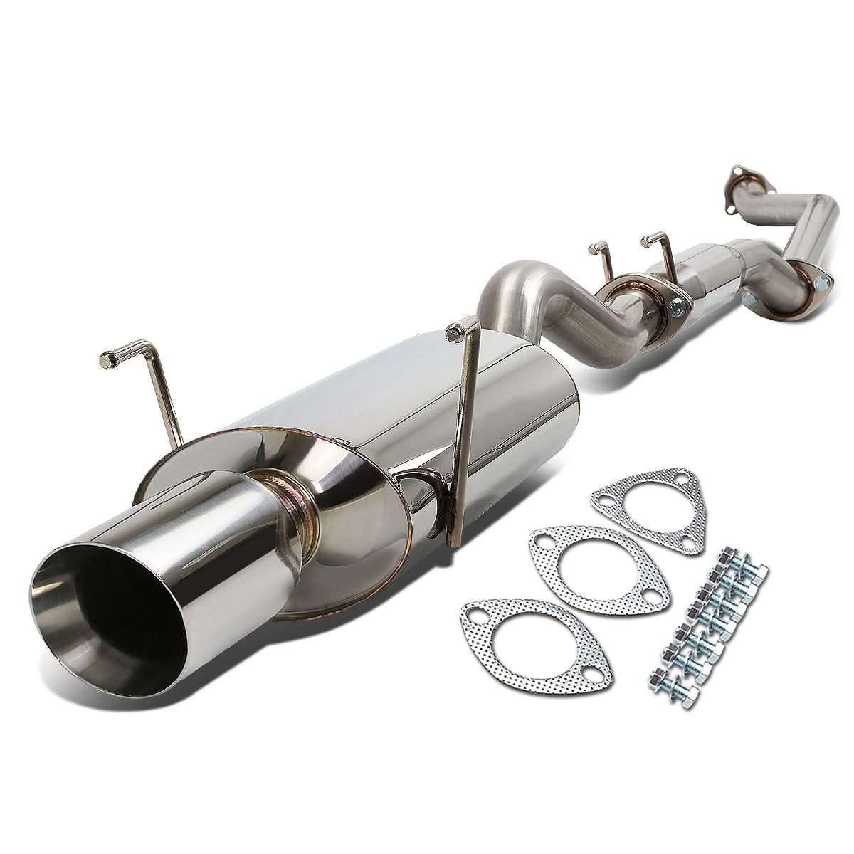 02-06 Acura RSX OE Style Single Tip Catback Exhaust - Stainless Steel