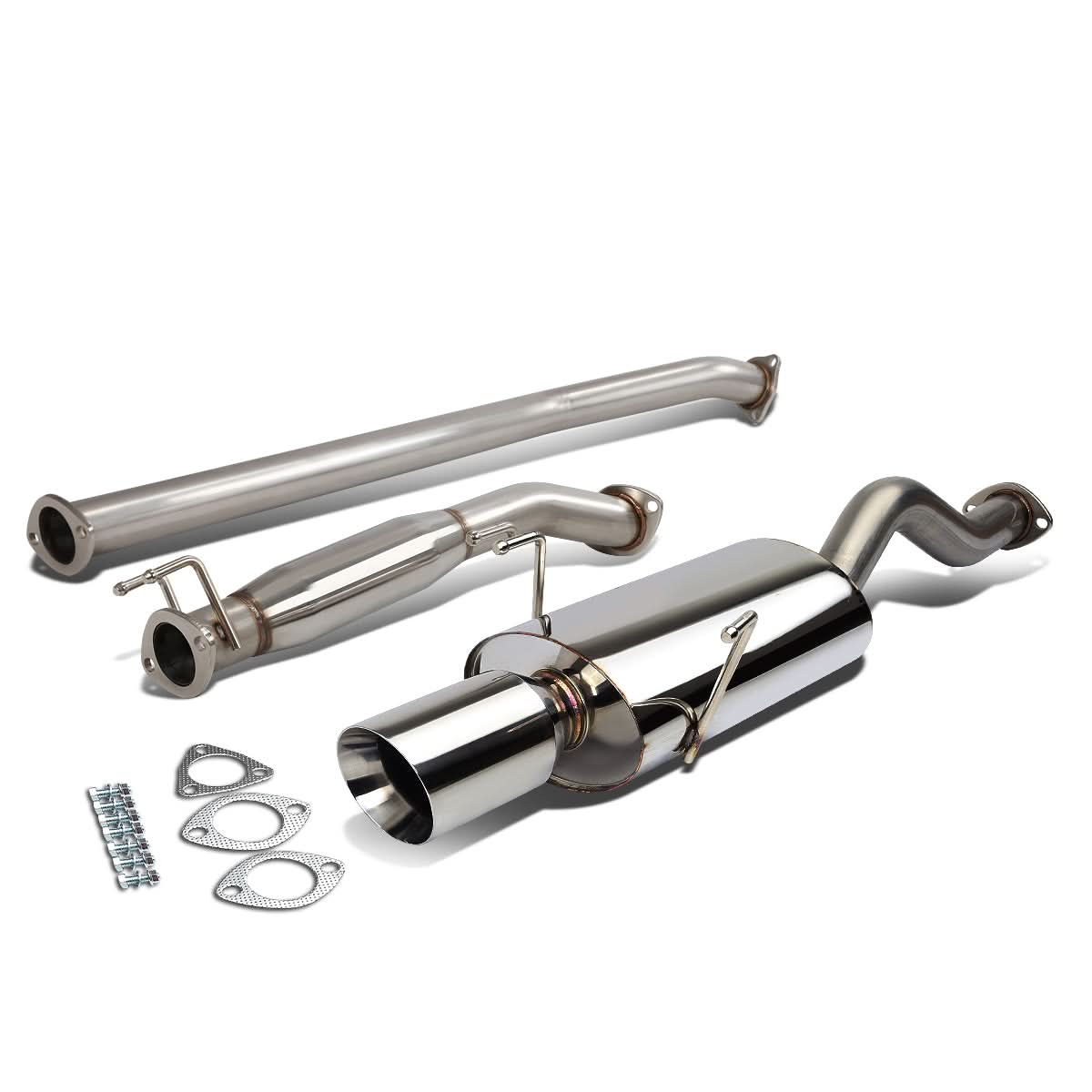 02-06 Acura RSX OE Style Single Tip Catback Exhaust - Stainless Steel