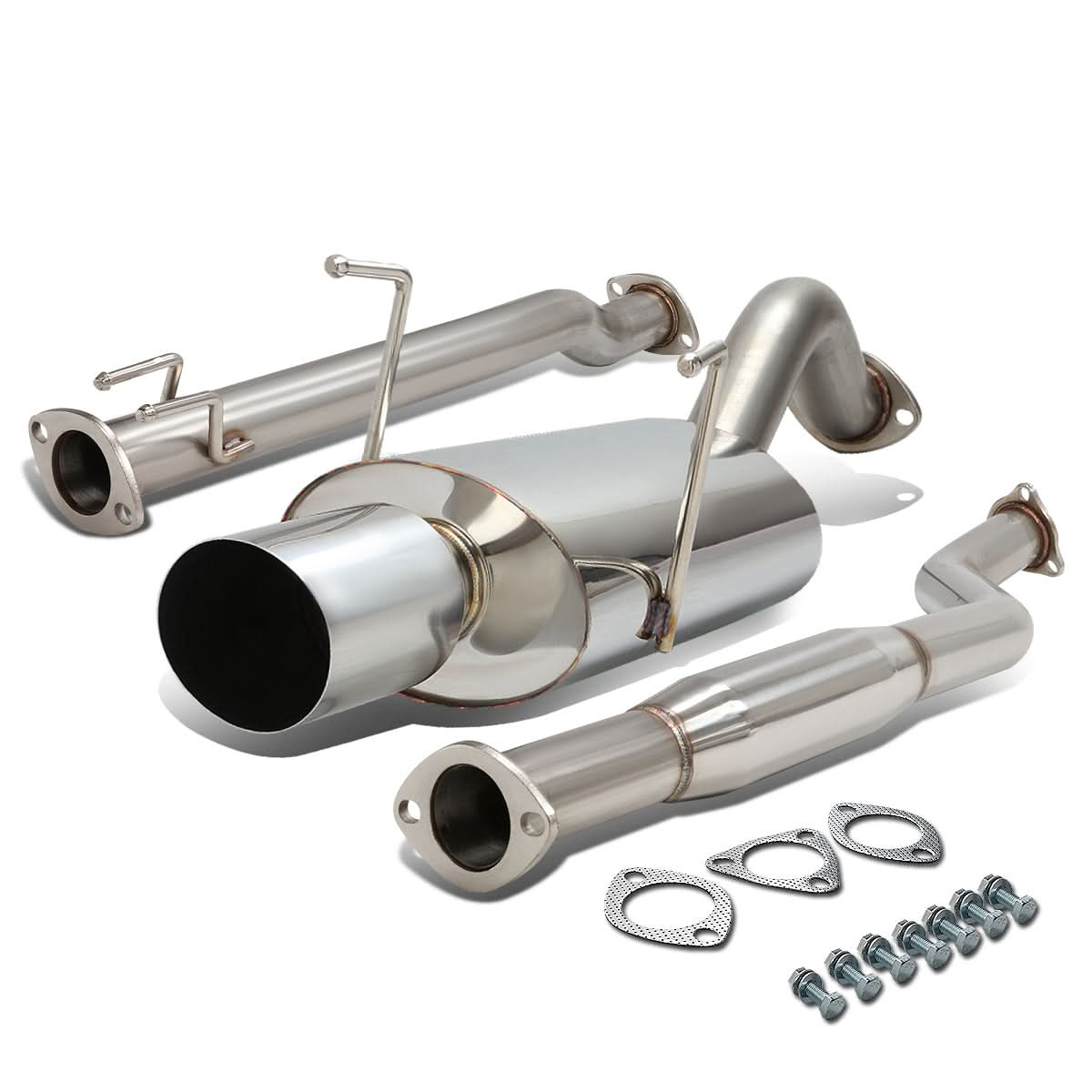 02-05 Honda Civic Si EP3 OE Style Catback Exhaust - Stainless Steel