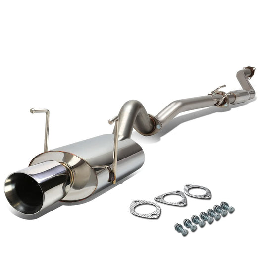 02-05 Honda Civic Si EP3 OE Style Single Tip Catback Exhaust - Stainless Steel