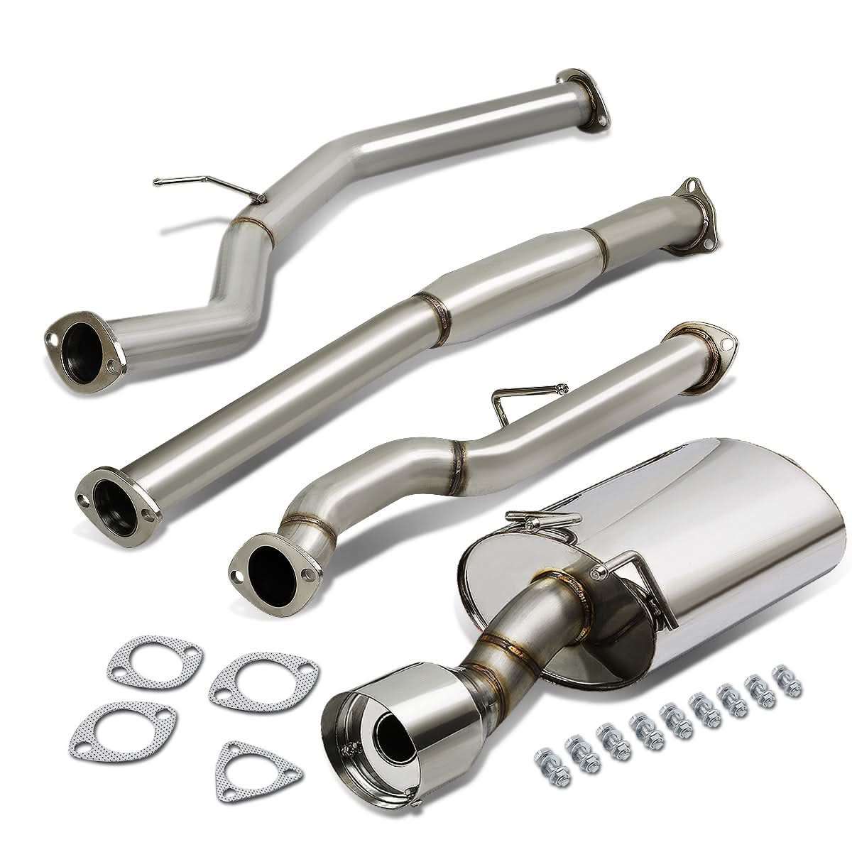 2012-2015 Honda Civic OE Style Catback Exhaust - Stainless Steel