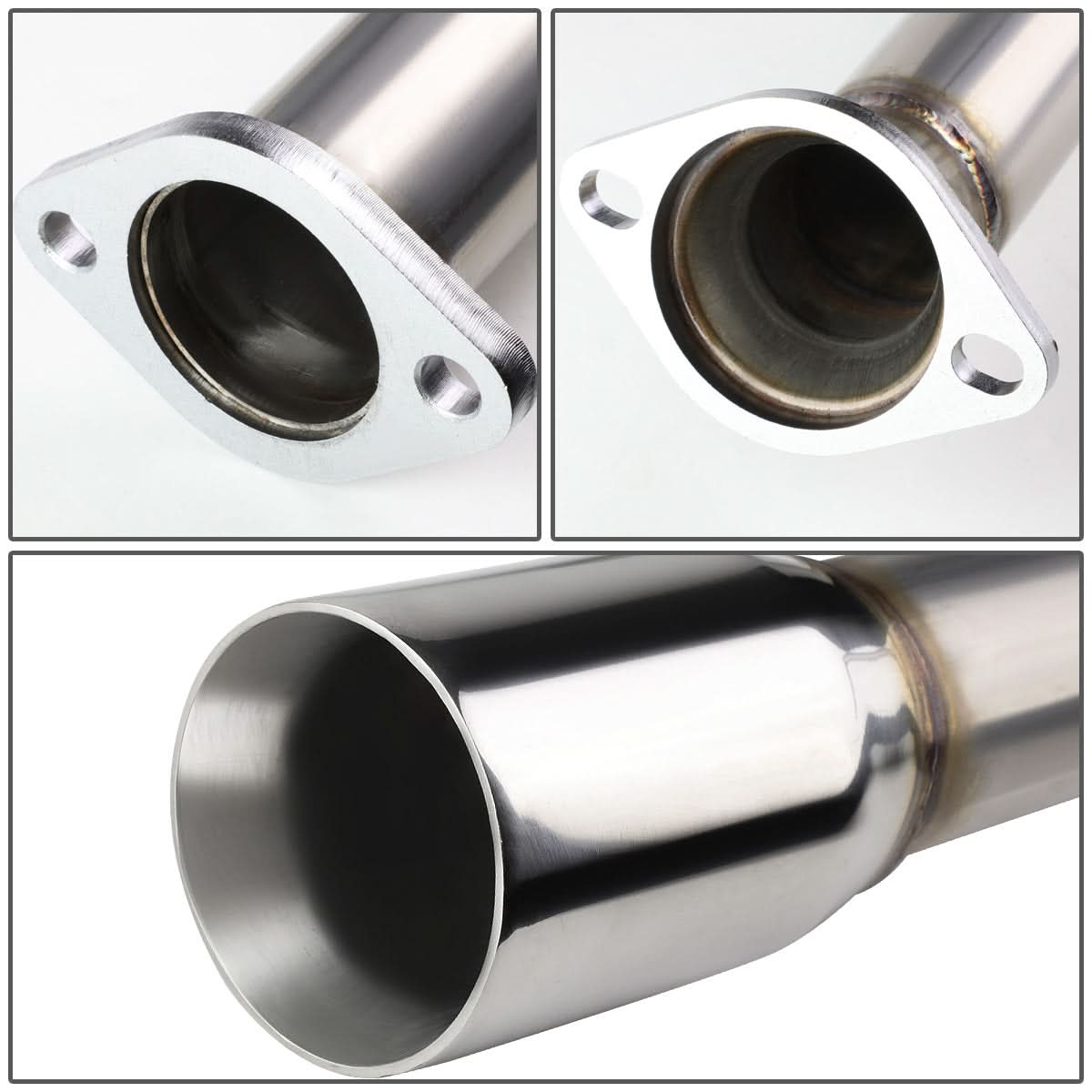 2016-2017 Toyota Corolla IM Catback Exhaust Single Tip Stainless Steel