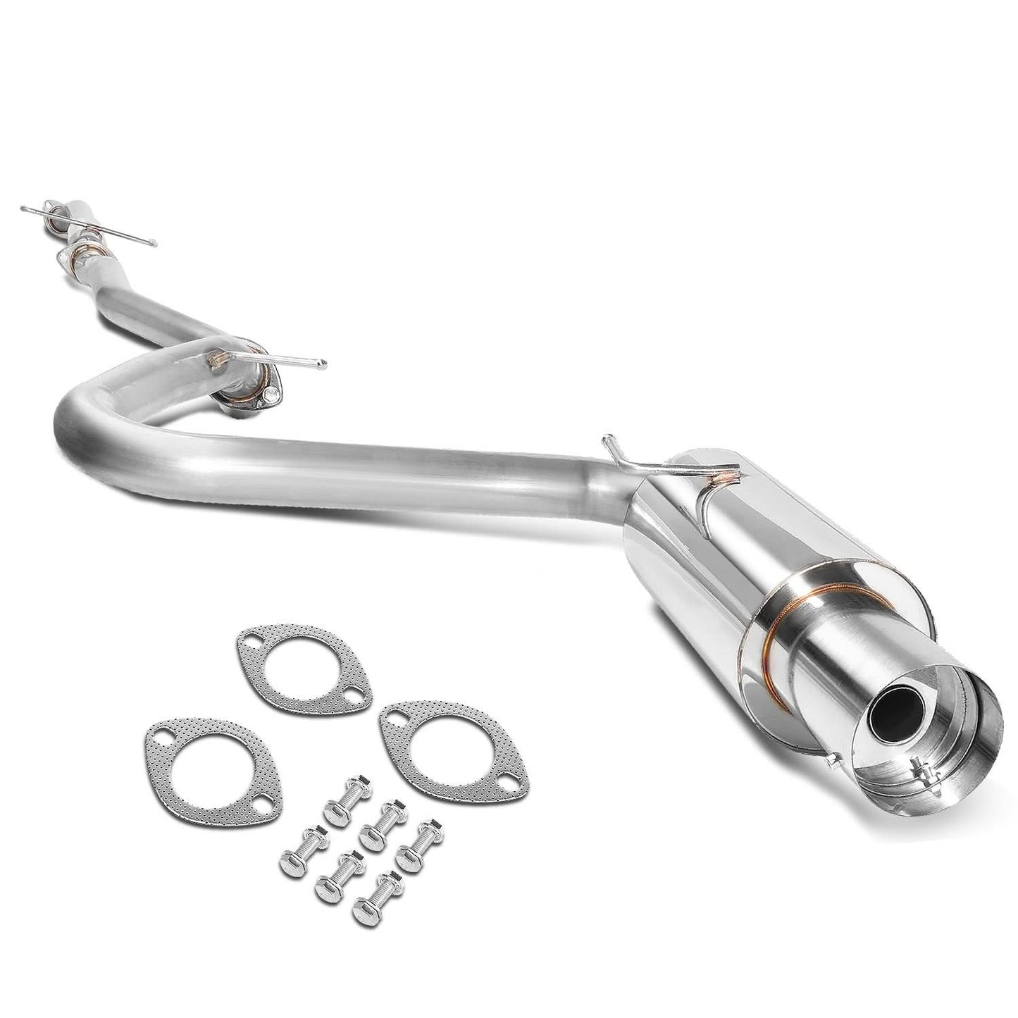 2005-2010 Scion tC Catback Exhaust System Single Tip Stainless Steel