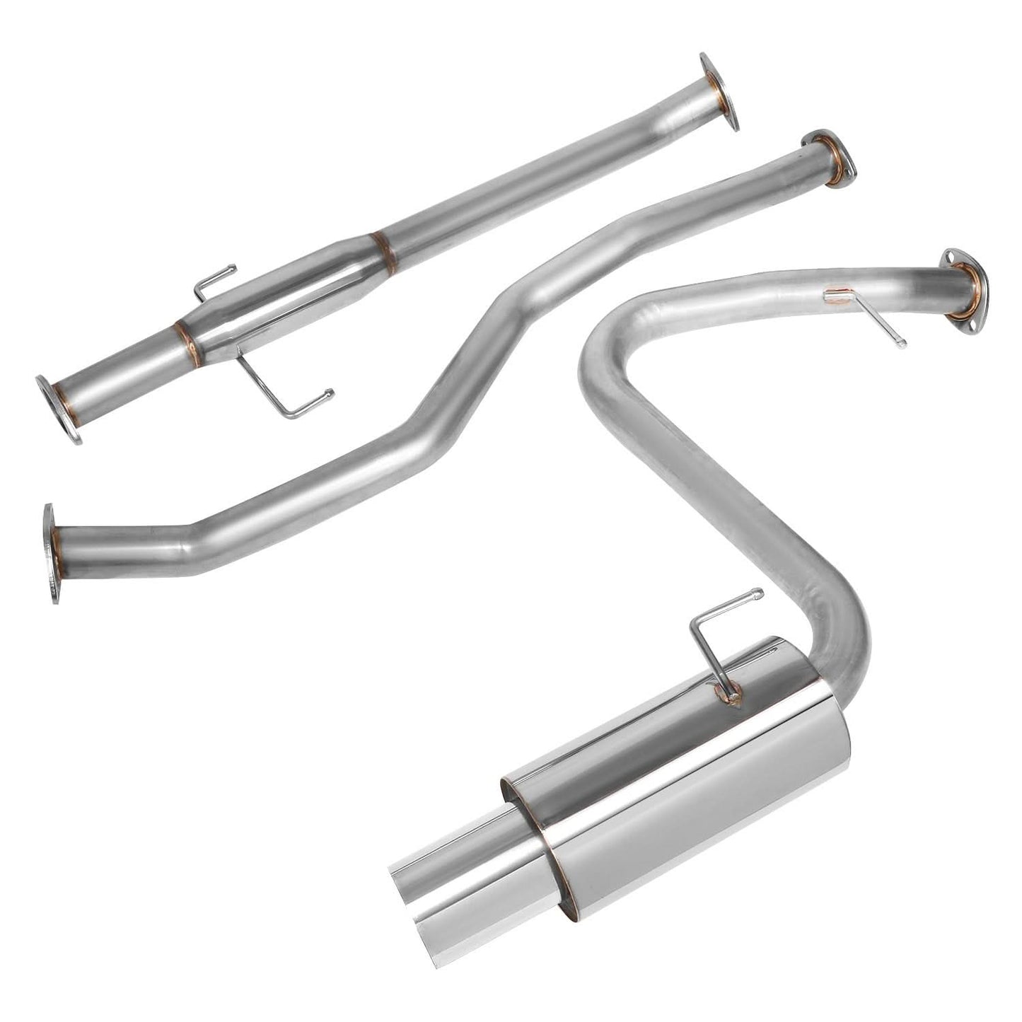 2005-2010 Scion tC Catback Exhaust System Single Tip Stainless Steel