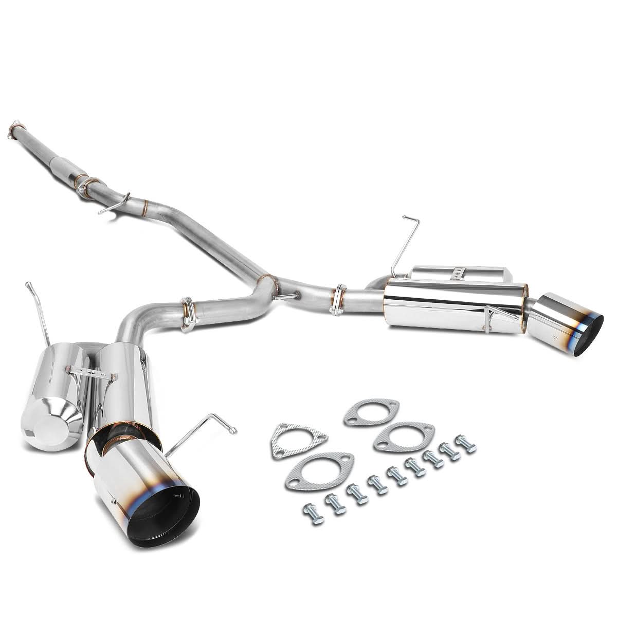 2004-2008 Acura TSX Single Tip Catback Exhaust - Stainless Steel