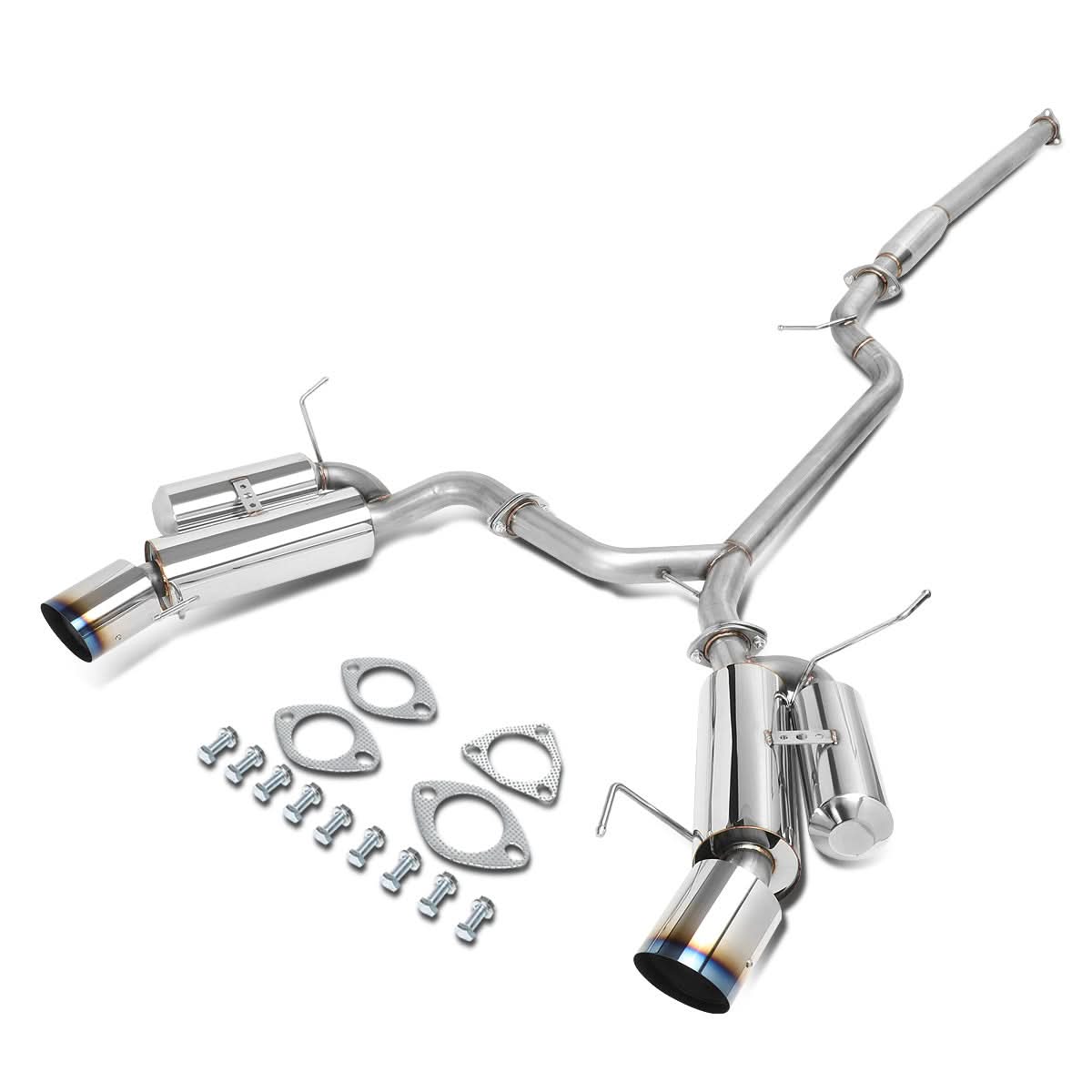 2004-2008 Acura TSX Single Tip Catback Exhaust - Stainless Steel