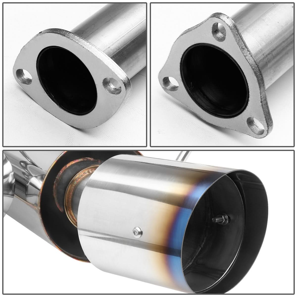 2004-2008 Acura TSX Single Tip Catback Exhaust - Stainless Steel