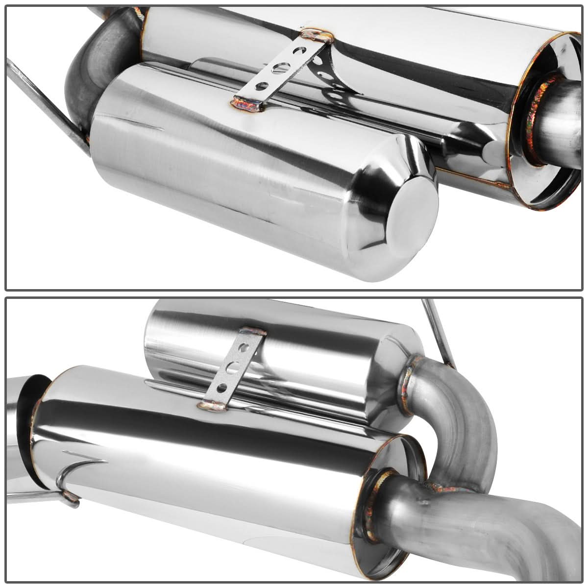 2004-2008 Acura TSX Single Tip Catback Exhaust - Stainless Steel