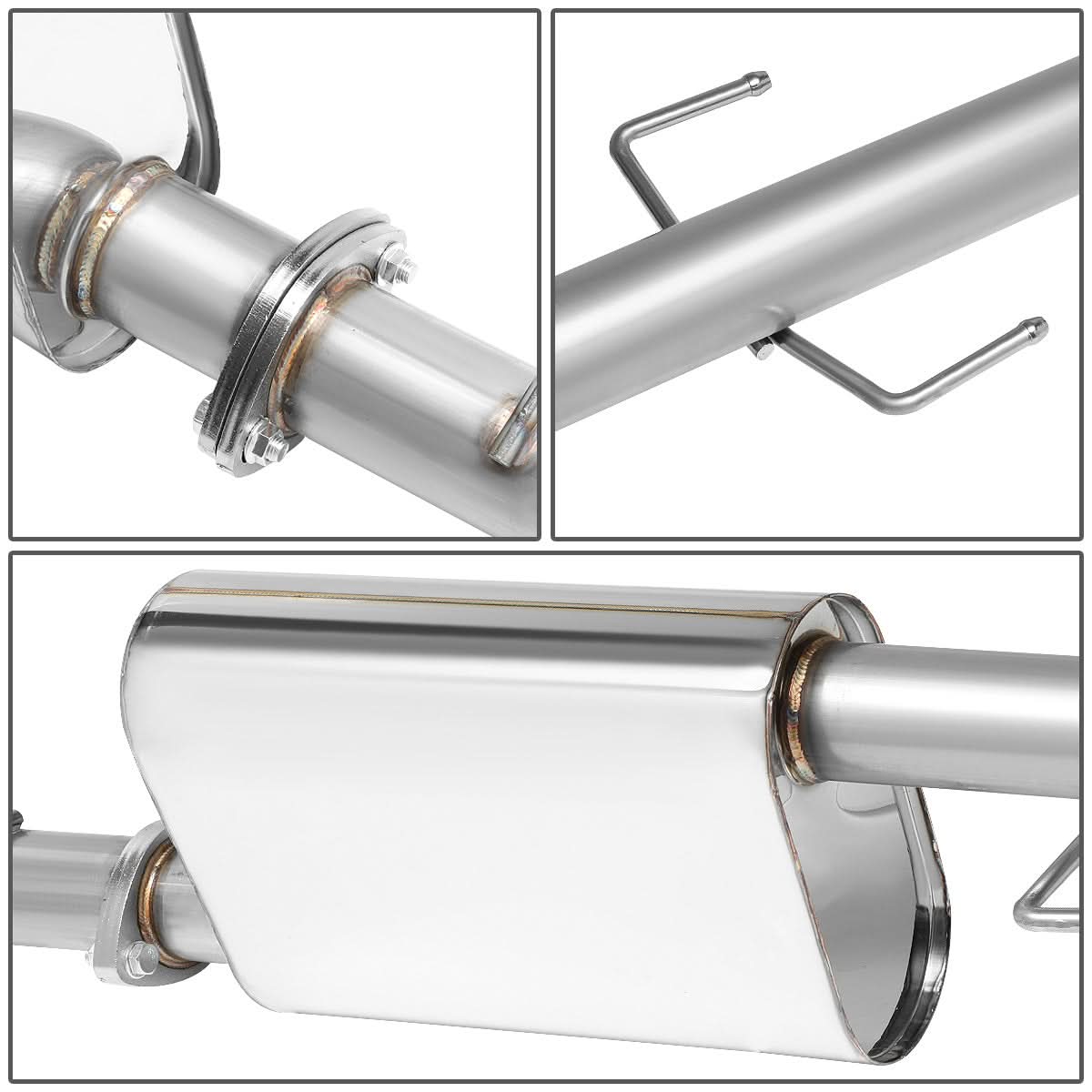 2013-2015 Toyota Tacoma Catback Exhaust Single Tip Stainless Steel