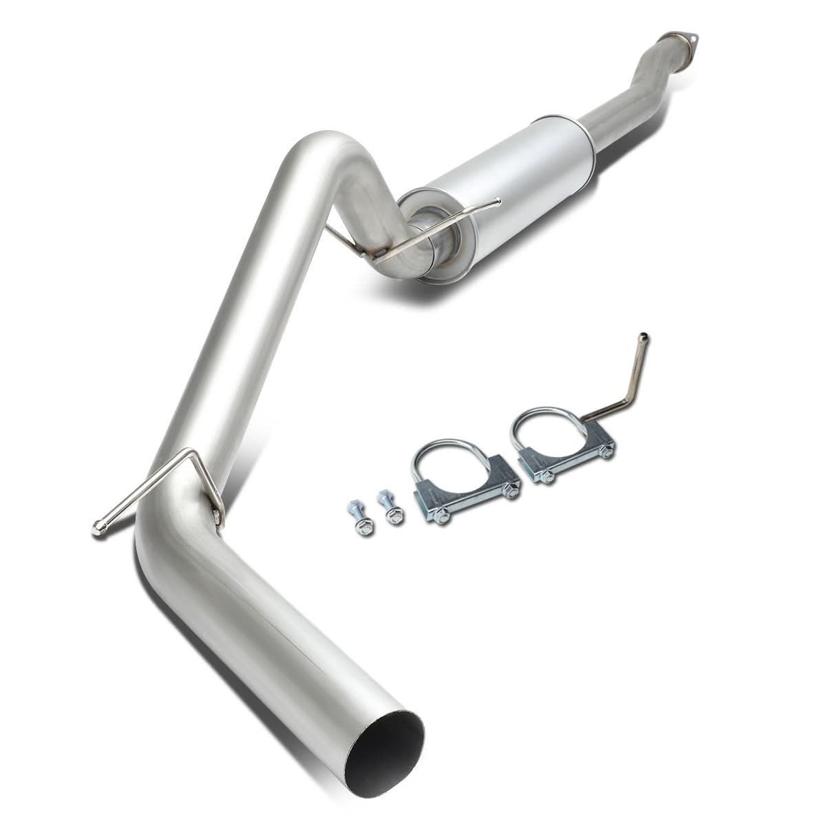 2016-2018 Toyota Tacoma 3.5L Single Tip Catback Exhaust Stainless Steel