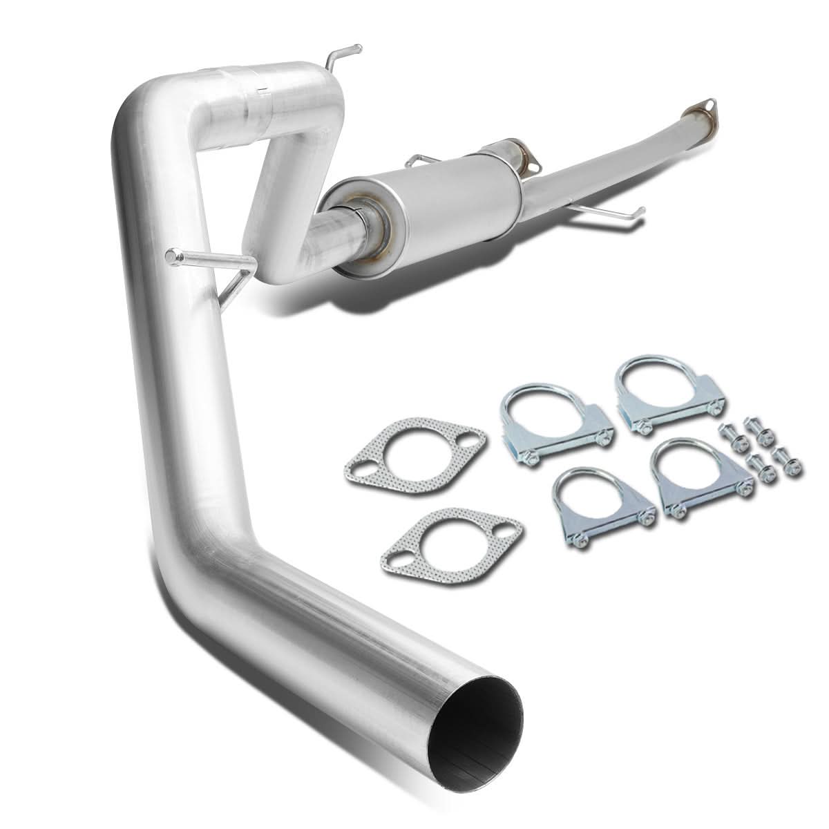 2009-2017 Toyota Tundra Single Tip Catback Exhaust - Stainless Steel