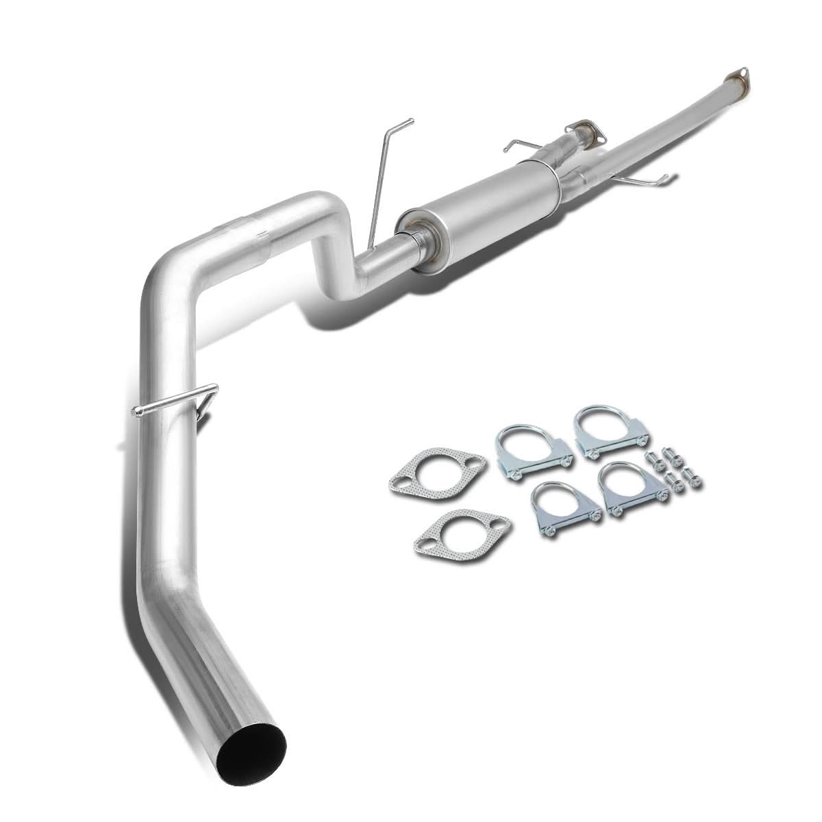 2009-2017 Toyota Tundra Single Tip Catback Exhaust - Stainless Steel