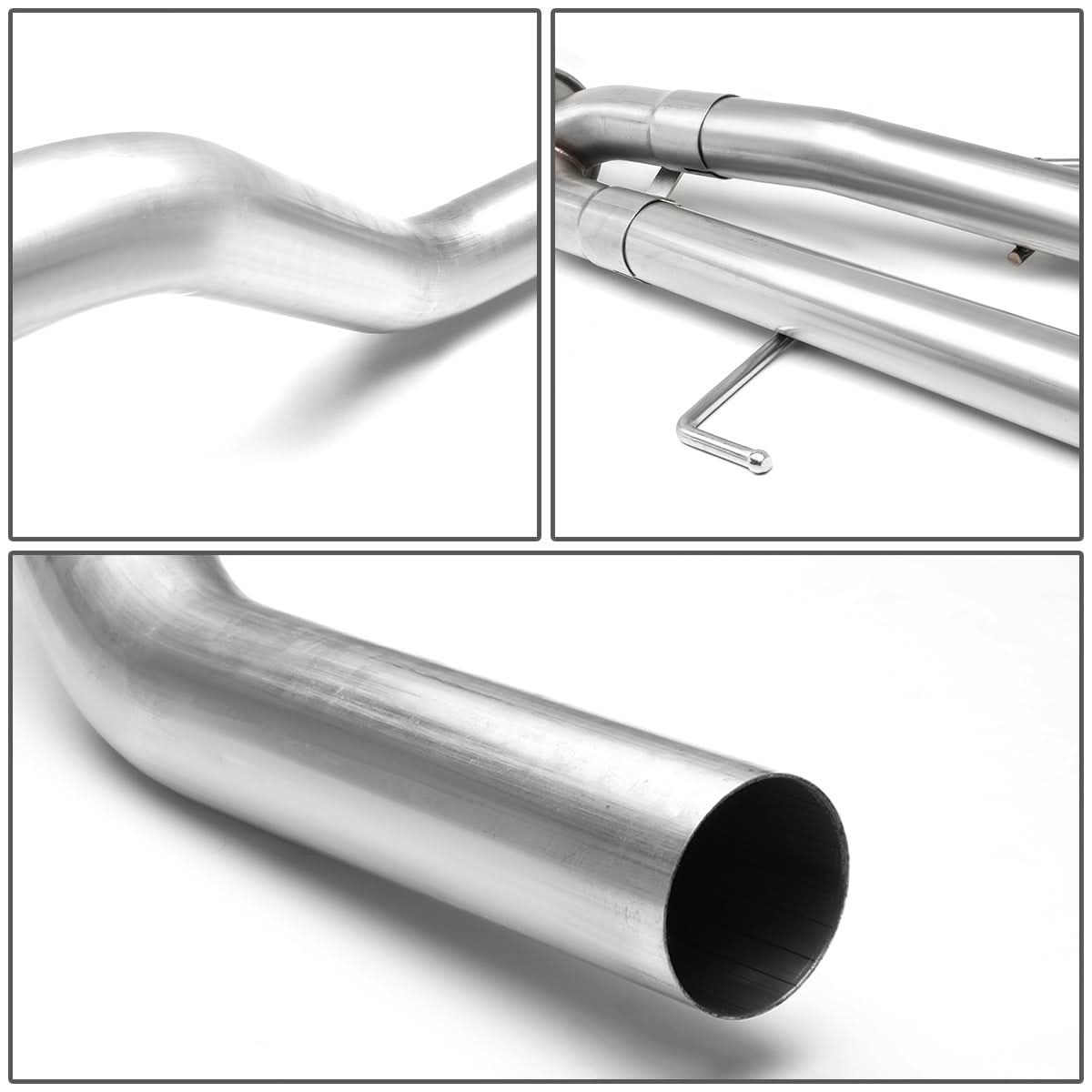 2009-2017 Toyota Tundra Single Tip Catback Exhaust - Stainless Steel