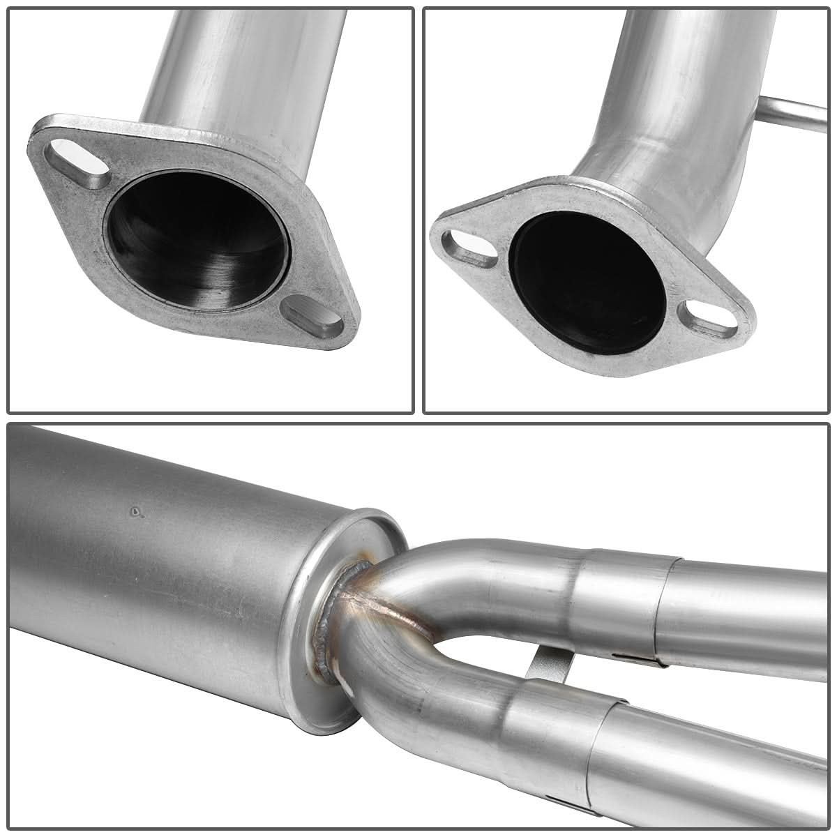 2009-2017 Toyota Tundra Single Tip Catback Exhaust - Stainless Steel