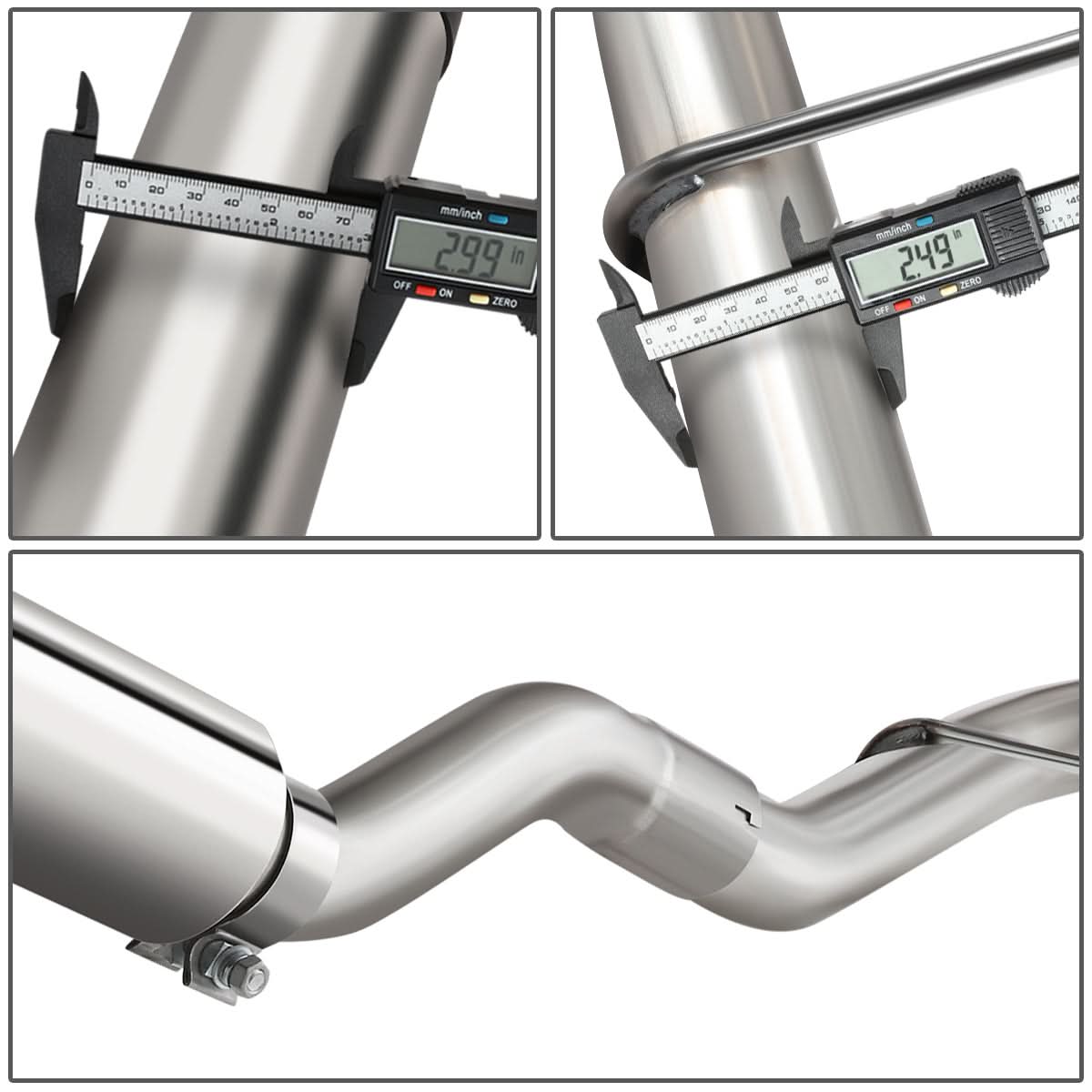 2004-2008 Ford F-150 / Lincoln Mark LT Catback Exhaust System Stainless Steel