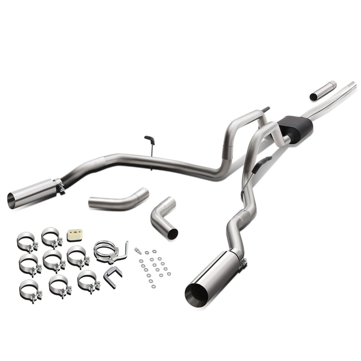 2004-2008 Ford F-150 / Lincoln Mark LT Catback Exhaust System Stainless Steel