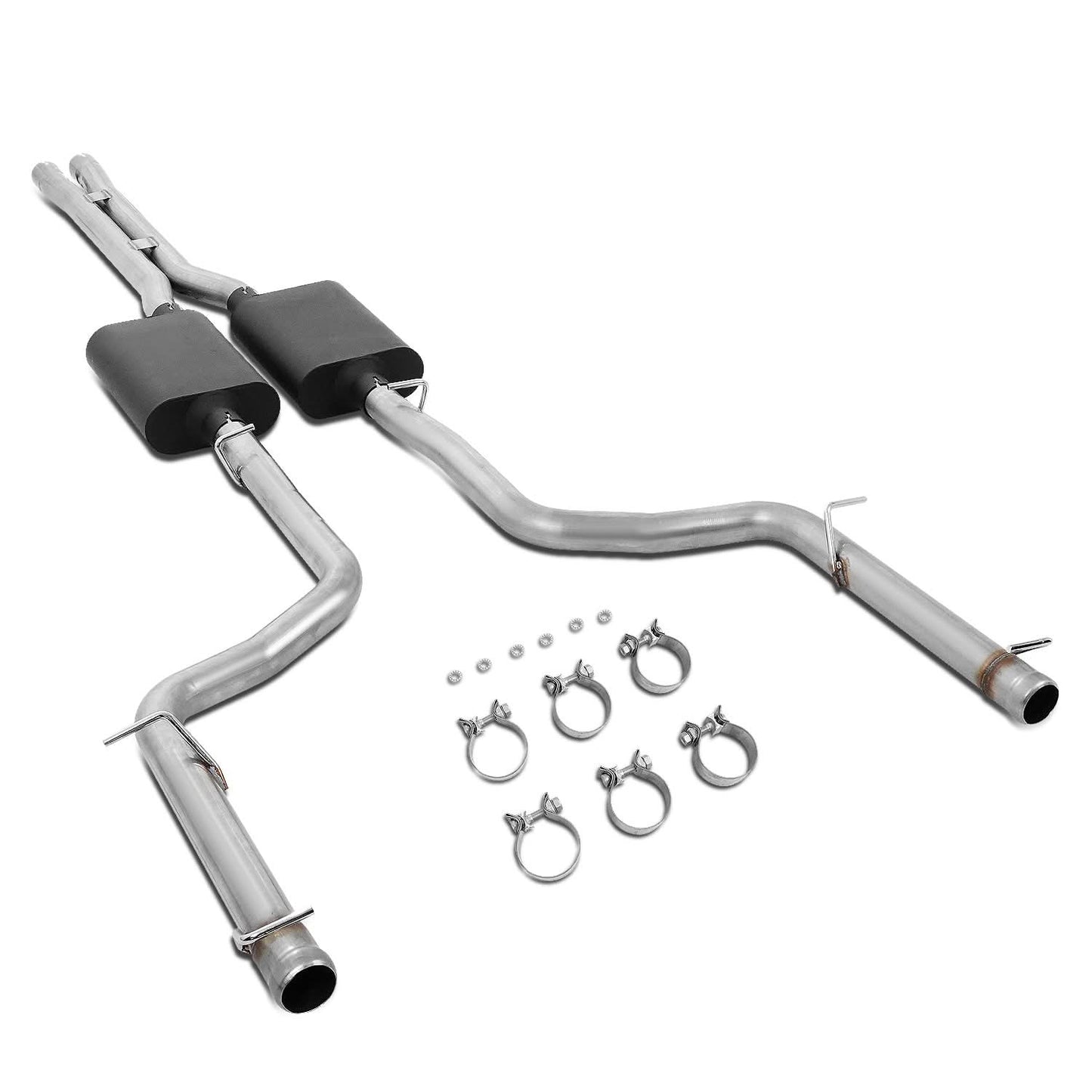 2009-2014 Dodge Challenger 5.7L Catback Exhaust System Aluminized Steel