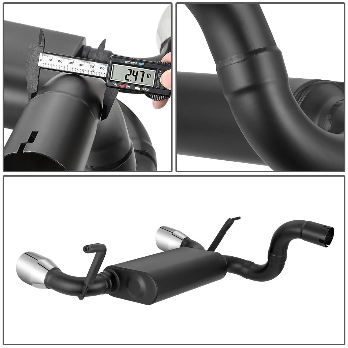 2018-2021 Jeep Wrangler JL Catback Exhaust System - Stainless Steel